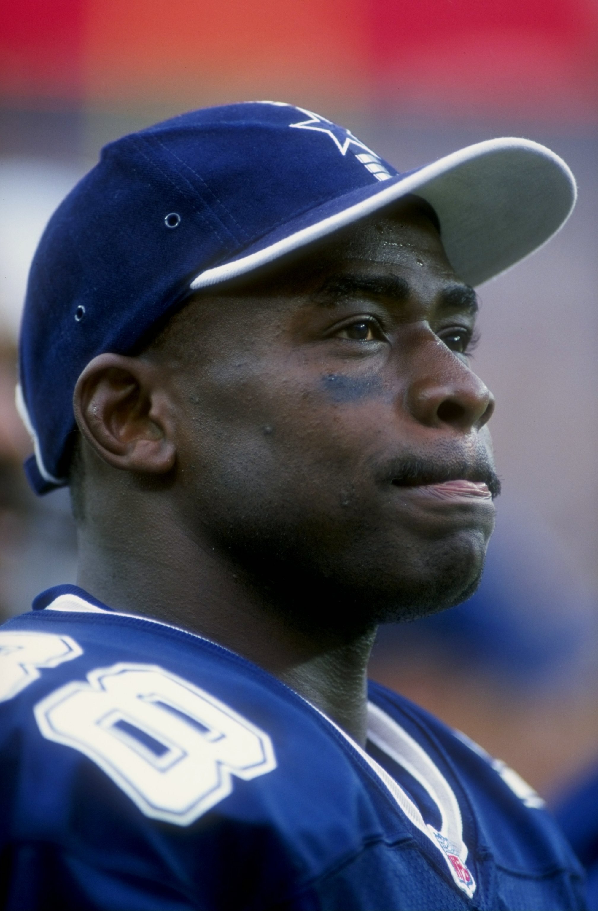 4 Oct 1998:  Wide receiver Michael Irvin #88 of the Dallas Cowboys looks on during a game against the Washington Redskins at the Jack Kent Cooke Stadium in Raljon, Maryland. The Cowboys defeated the Redskins 31-10.