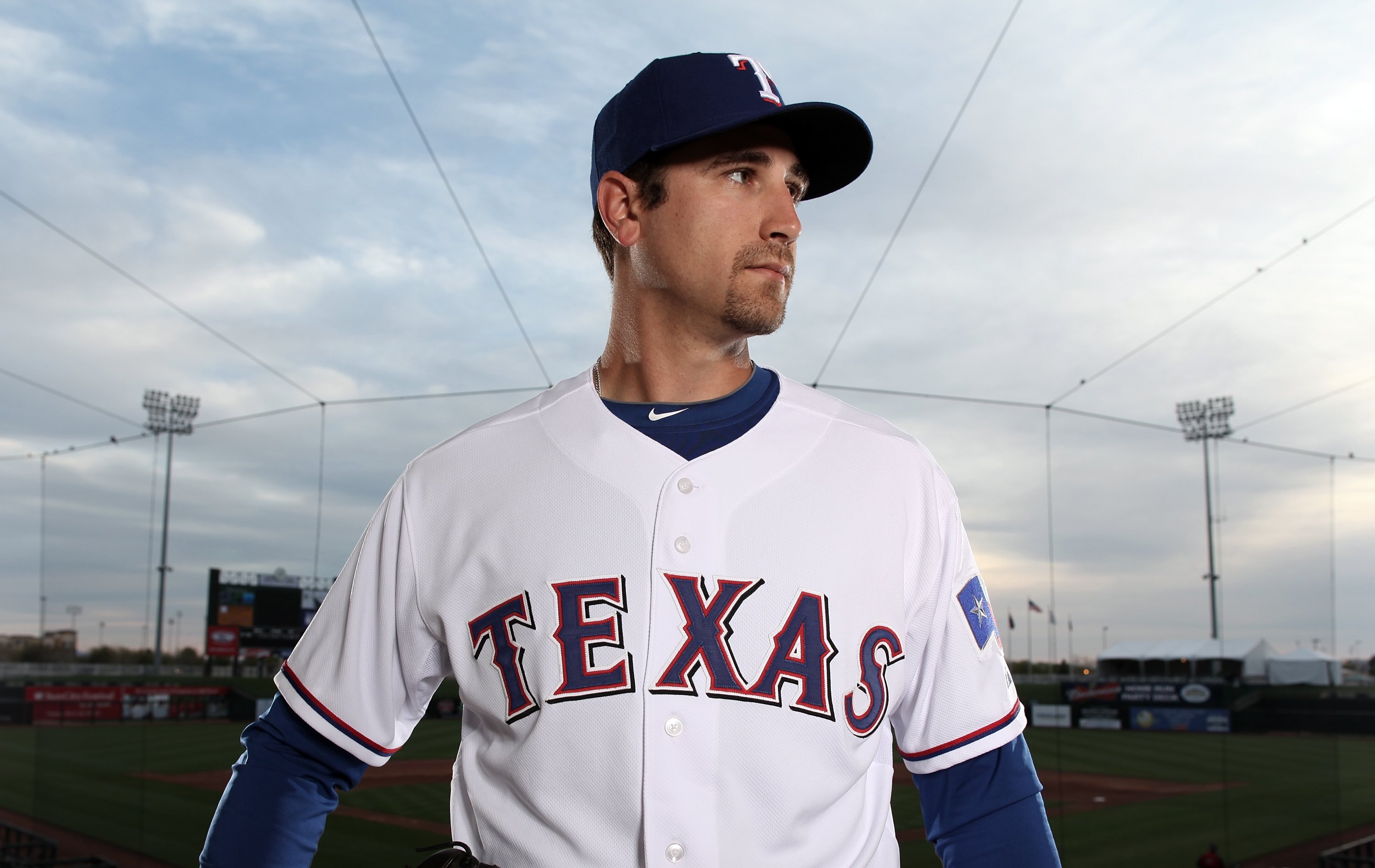 SURPRISE, AZ - MARCH 02:  Michael Kirkman #62 poses for a portrait during the Texas rangers Photo Day at Surprise on March 2, 2010 in Surprise, Arizona.  (Photo by Jonathan Ferrey/Getty Images)