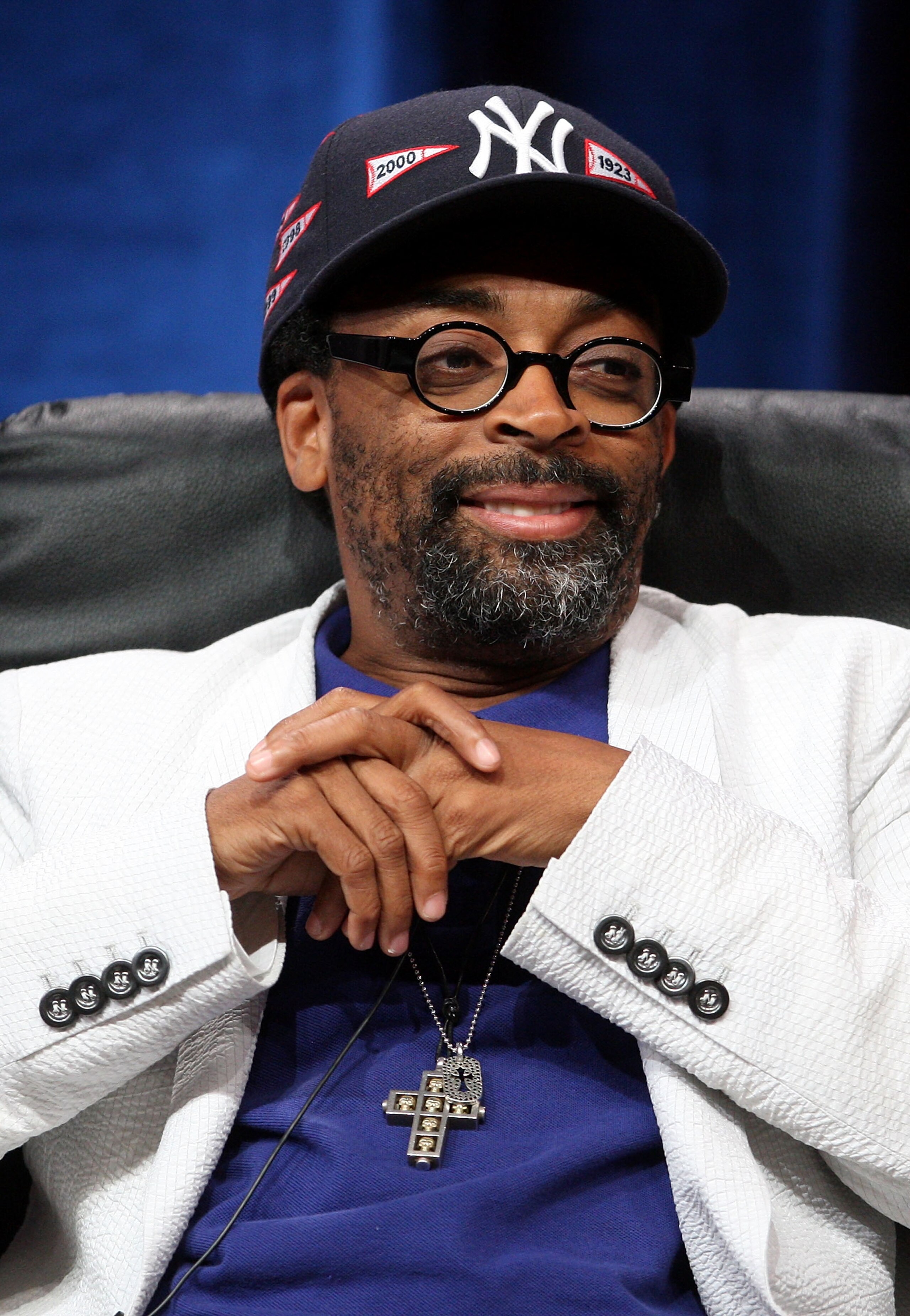 BEVERLY HILLS, CA - JULY 10:  Director/filmaker Spike Lee of '30/30 Documentary' speaks during day three of the ESPN Channel 2008 Summer Television Critics Association Press Tour held at the Beverly Hilton hotel on July 10, 2008 in Beverly Hills, Californ