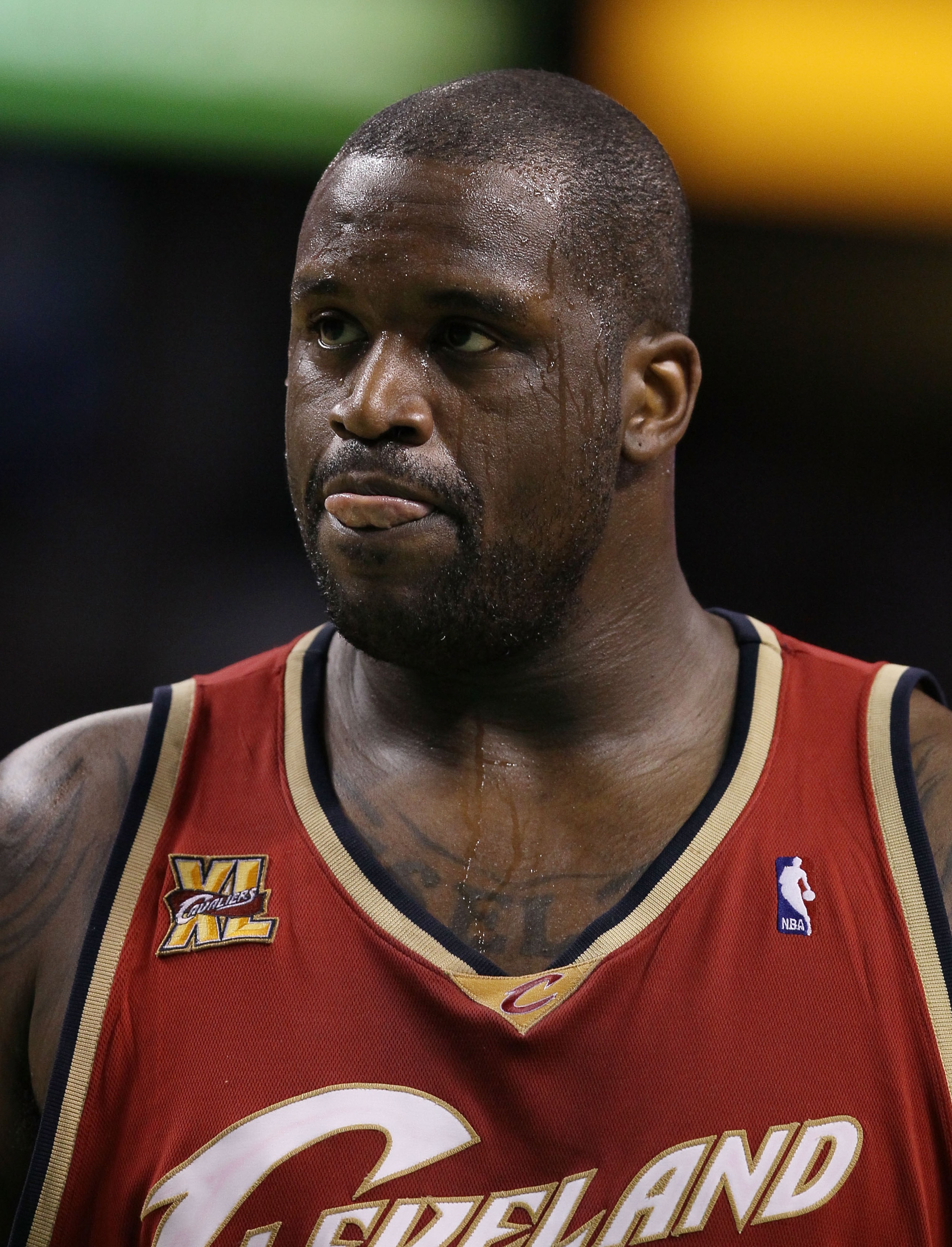 BOSTON - MAY 13: Shaquille O'Neal #33 of the Cleveland Cavaliers waits to shoot a free throw in the fourth quarter against the Boston Celtics during Game Six of the Eastern Conference Semifinals of the 2010 NBA playoffs at TD Garden on May 13, 2010 in Bo BOSTON - MAY 13: Shaquille O'Neal #33 of the Cleveland Cavaliers waits to shoot a free throw in the fourth quarter against the Boston Celtics during Game Six of the Eastern Conference Semifinals of the 2010 NBA playoffs at TD Garden on May 13, 2010 in Bo