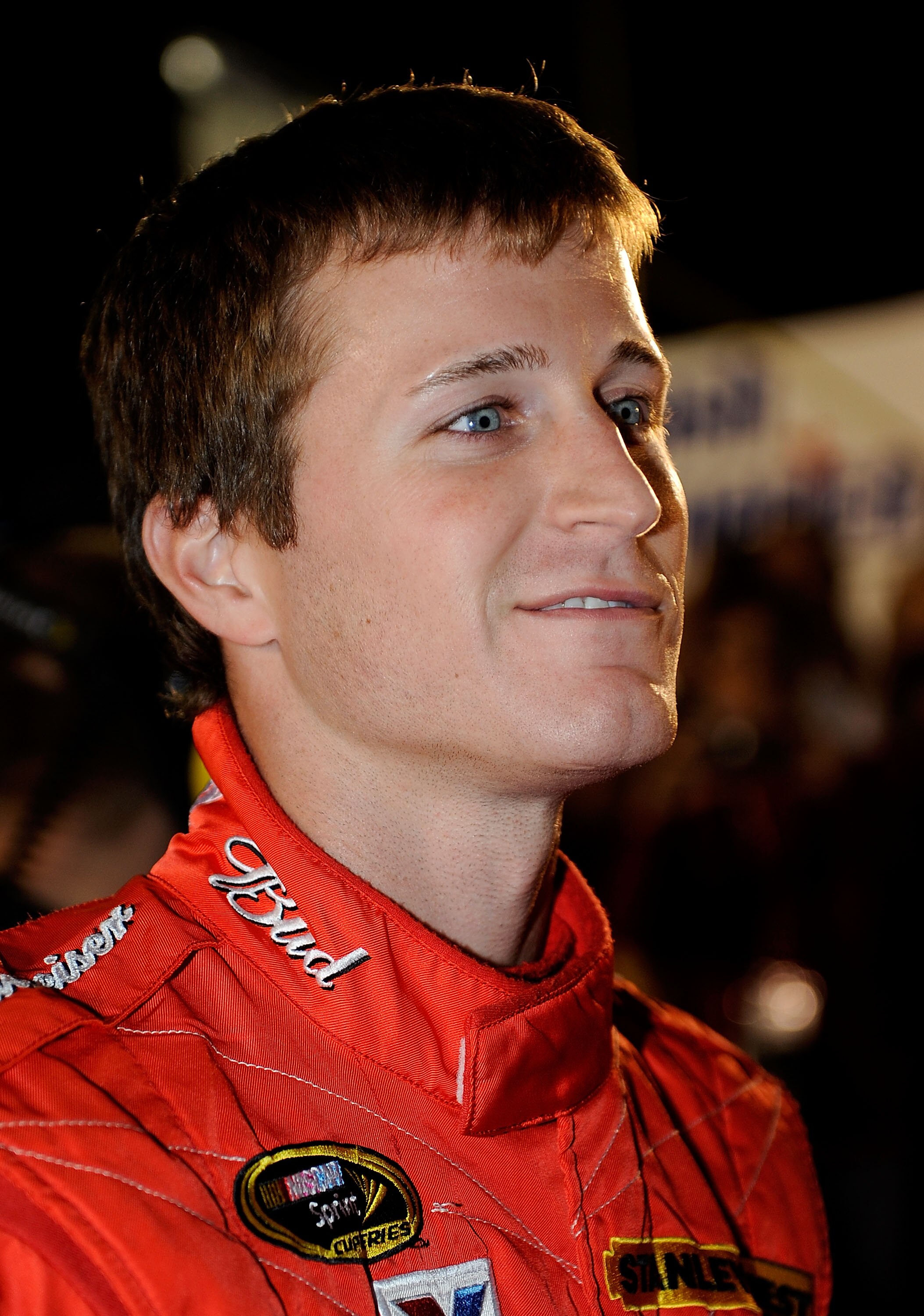 CONCORD, NC - OCTOBER 16:  Kasey Kahne, driver of the #9 Budweiser Ford, stands on the grid prior to the NASCAR Sprint Cup Series Bank of America 500 at Charlotte Motor Speedway on October 16, 2010 in Concord, North Carolina.  (Photo by Rusty Jarrett/Gett