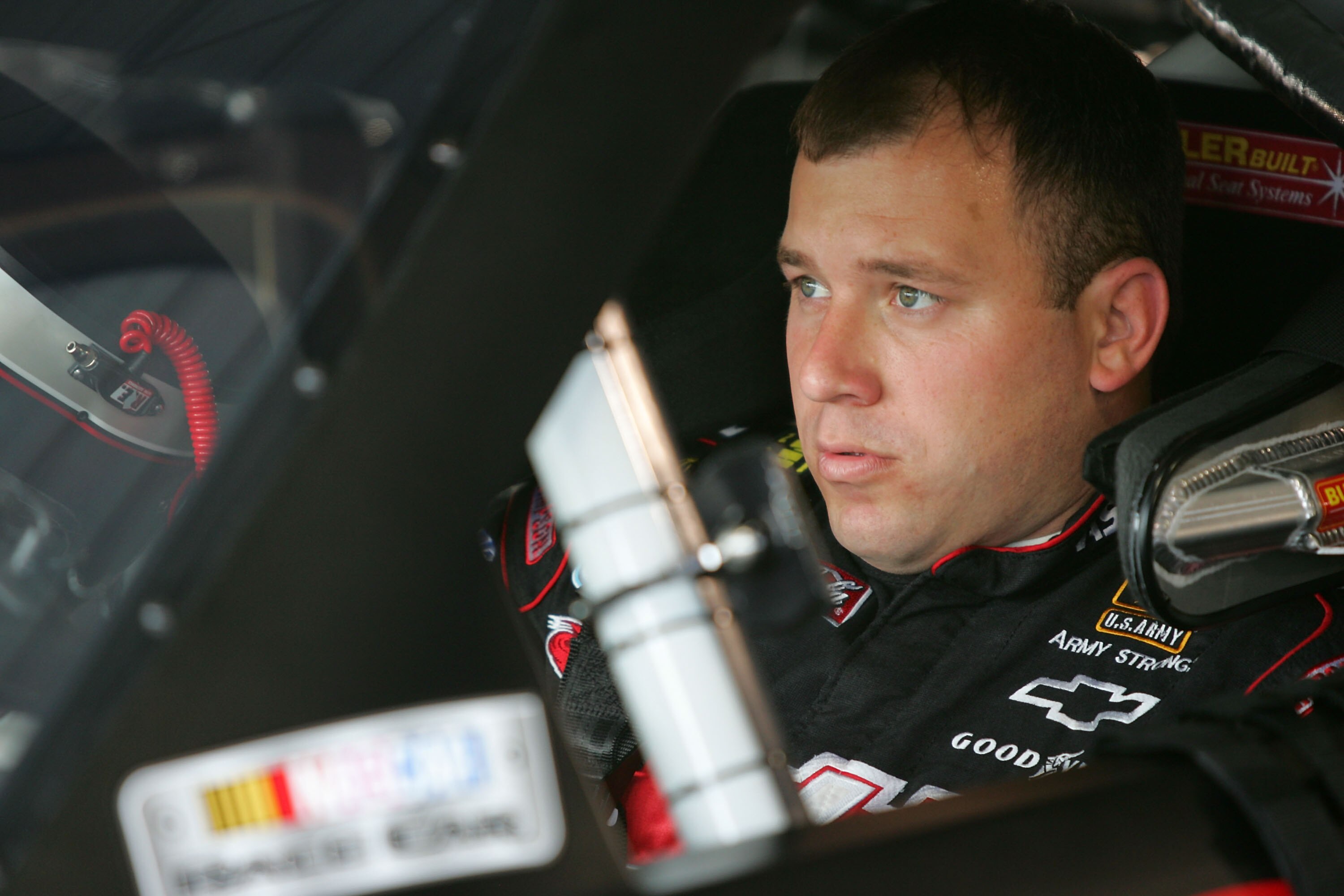 MARTINSVILLE, VA - MARCH 26:  Ryan Newman sits in the #39 Haas Automation Chevrolet during practice for the NASCAR Sprint Cup Series Goody's Fast Pain Relief 500 at Martinsville Speedway on March 26, 2010 in Martinsville, Virginia.  (Photo by Jerry Markla