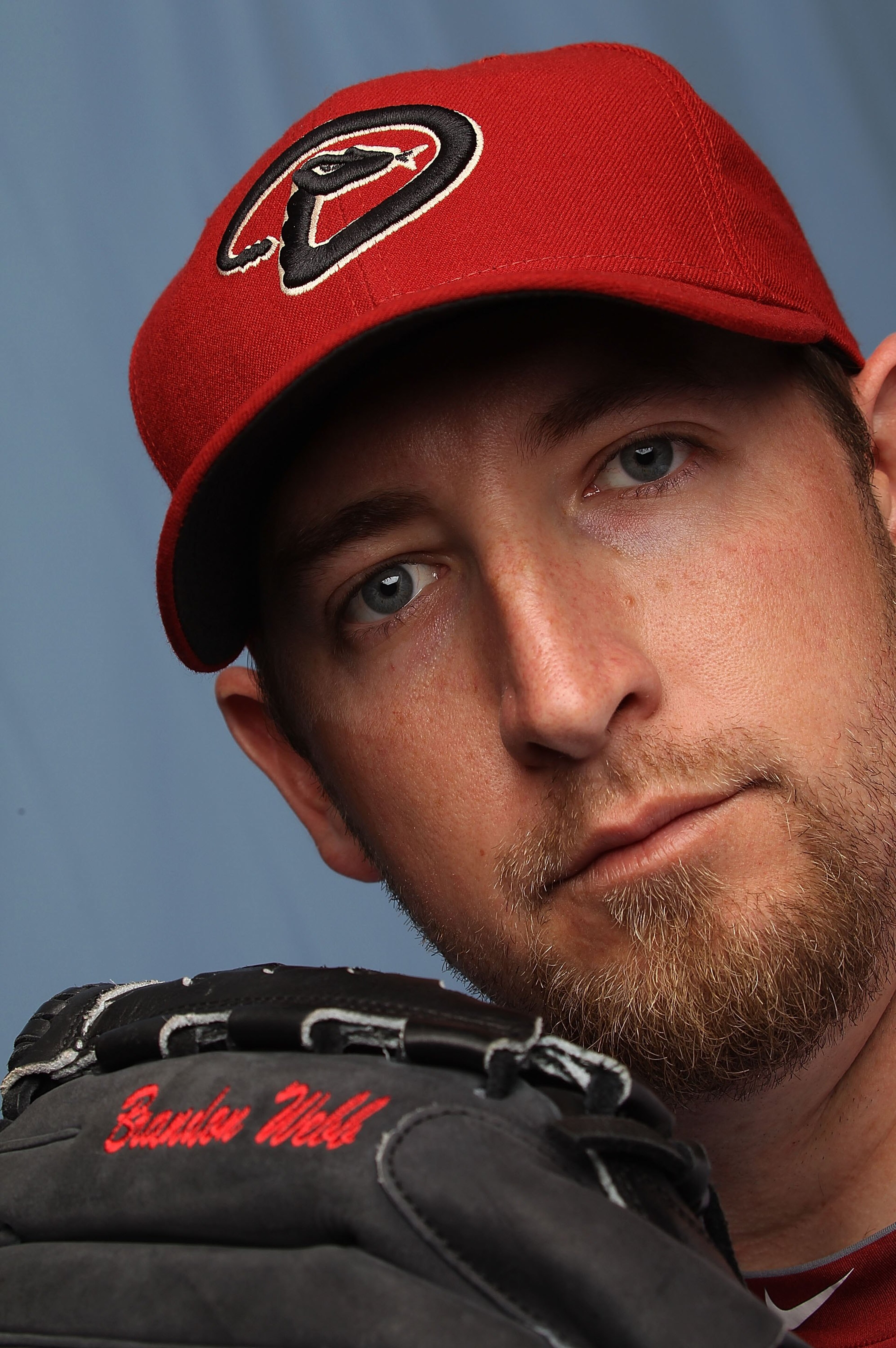TUCSON, AZ - FEBRUARY 27:  Brandon Webb of the Arizona Diamondbacks poses for a photo during Spring Training Media Photo Day at Tucson Electric Park on February 27, 2010 in Tucson, Arizona.  (Photo by Ronald Martinez/Getty Images)
