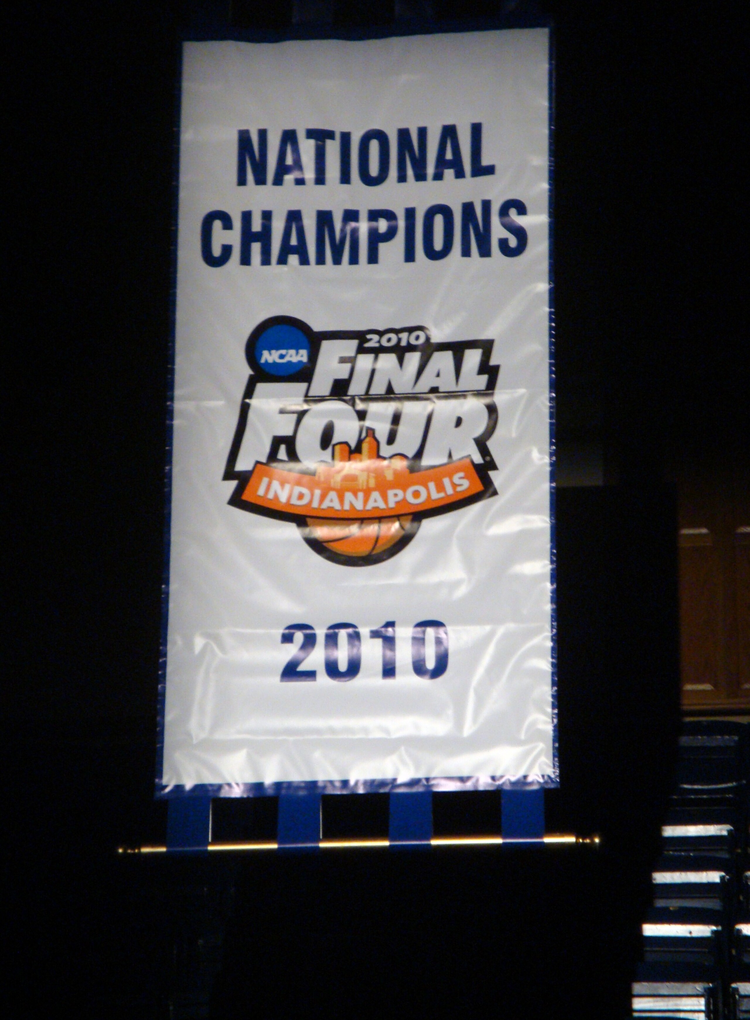 Duke unveiled their 2010 National Championship banner at Midnight Madness last week. Duke unveiled their 2010 National Championship banner at Midnight Madness last week.