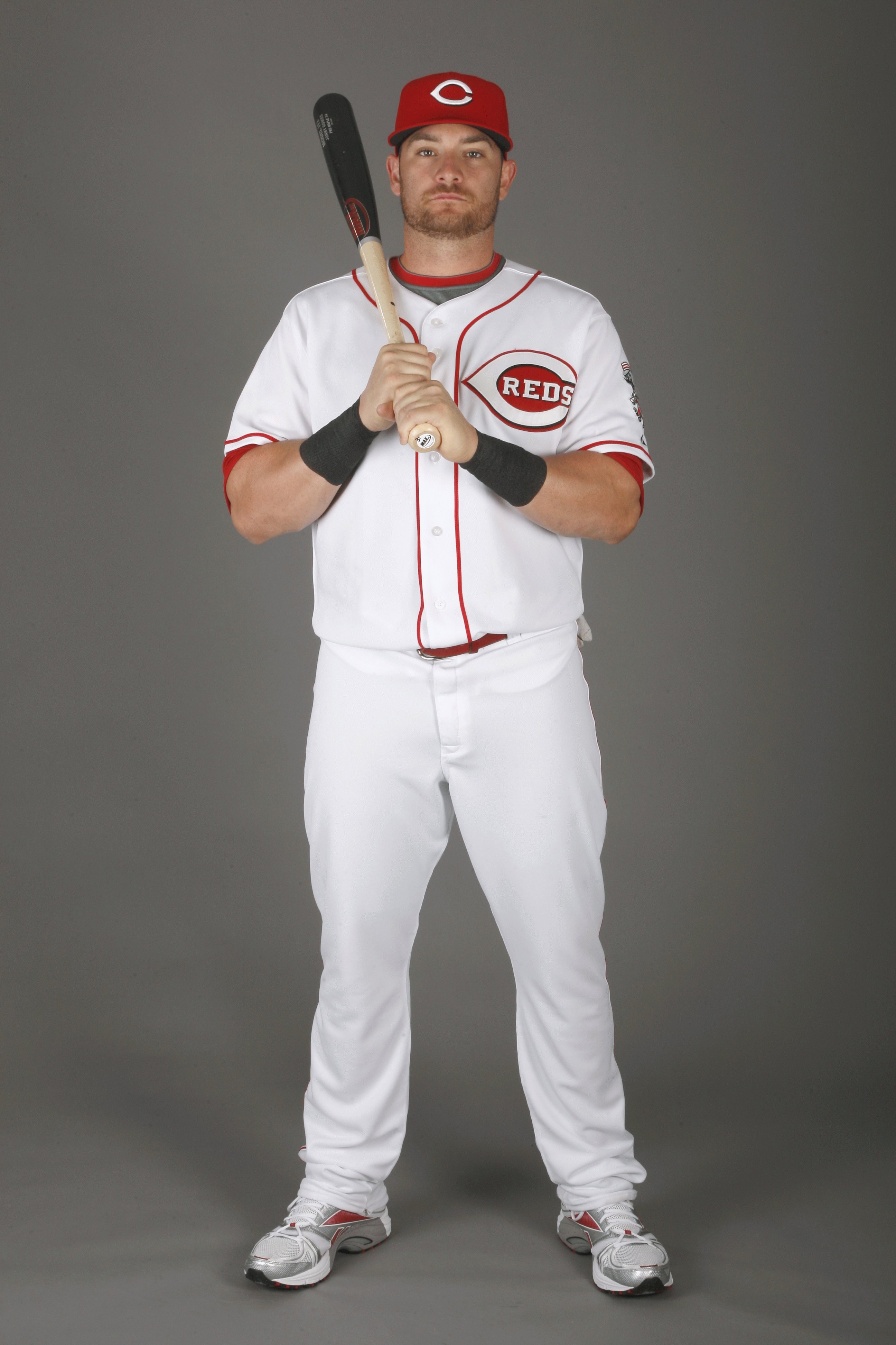 SARASOTA, FL - FEBRUARY 18:  Johnny Gomes #31 of the Cincinnati Reds poses for a photo during Spring Training Photo day on February 18, 2009 at the Cincinnati Reds training facility in Sarasota, Florida.  (Photo by Chris Graythen/Getty Images)