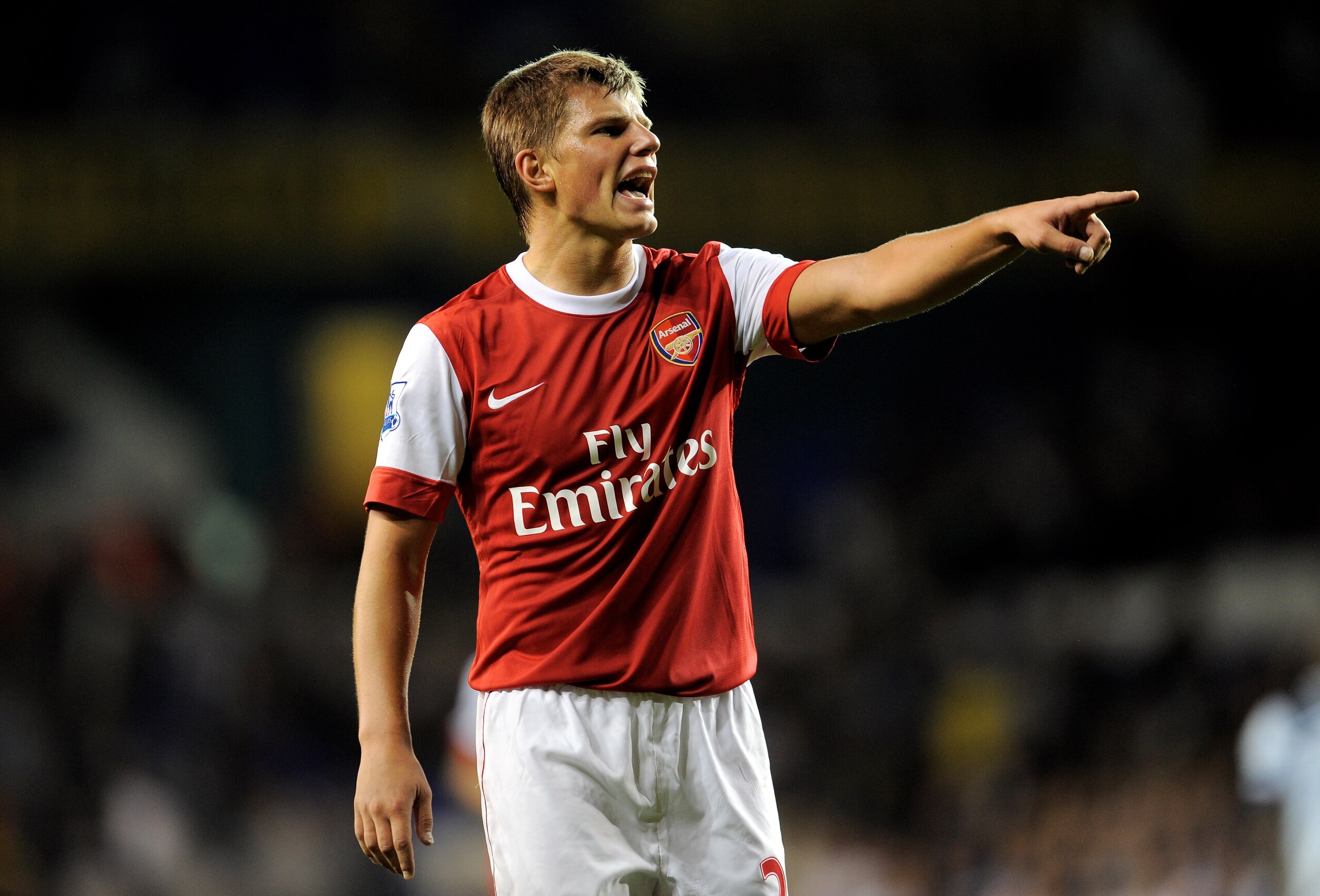 LONDON, ENGLAND - SEPTEMBER 21:  Andrey Arshavin of Arsenal reacts during the Carling Cup third round match between Tottenham Hotspur and Arsenal at White Hart Lane on September 21, 2010 in London, England.  (Photo by Michael Regan/Getty Images)