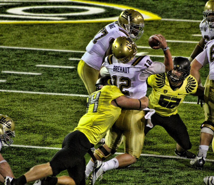 Oh hai!  I'm in your backfield crunching ur quarter-back.