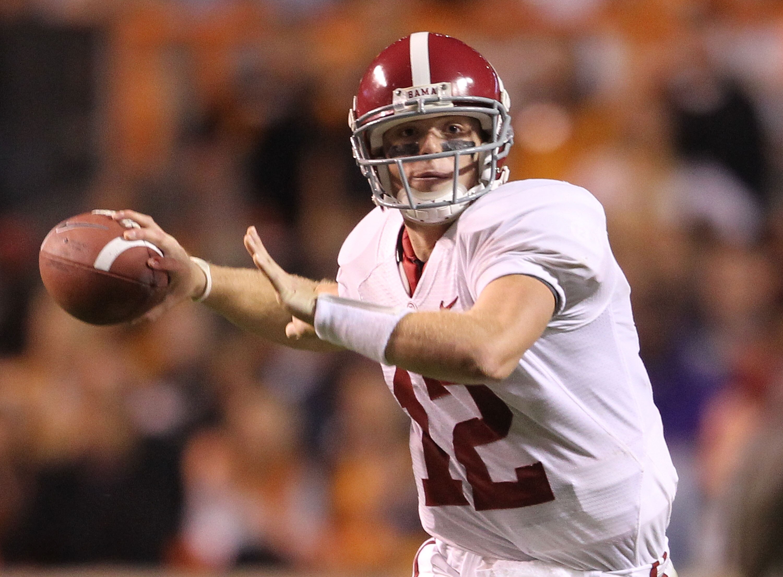 KNOXVILLE, TN - OCTOBER 23:  of the Alabama Crimson Tide during the SEC game against the Tennessee Volunteers at Neyland Stadium on October 23, 2010 in Knoxville, Tennessee.  (Photo by Andy Lyons/Getty Images)