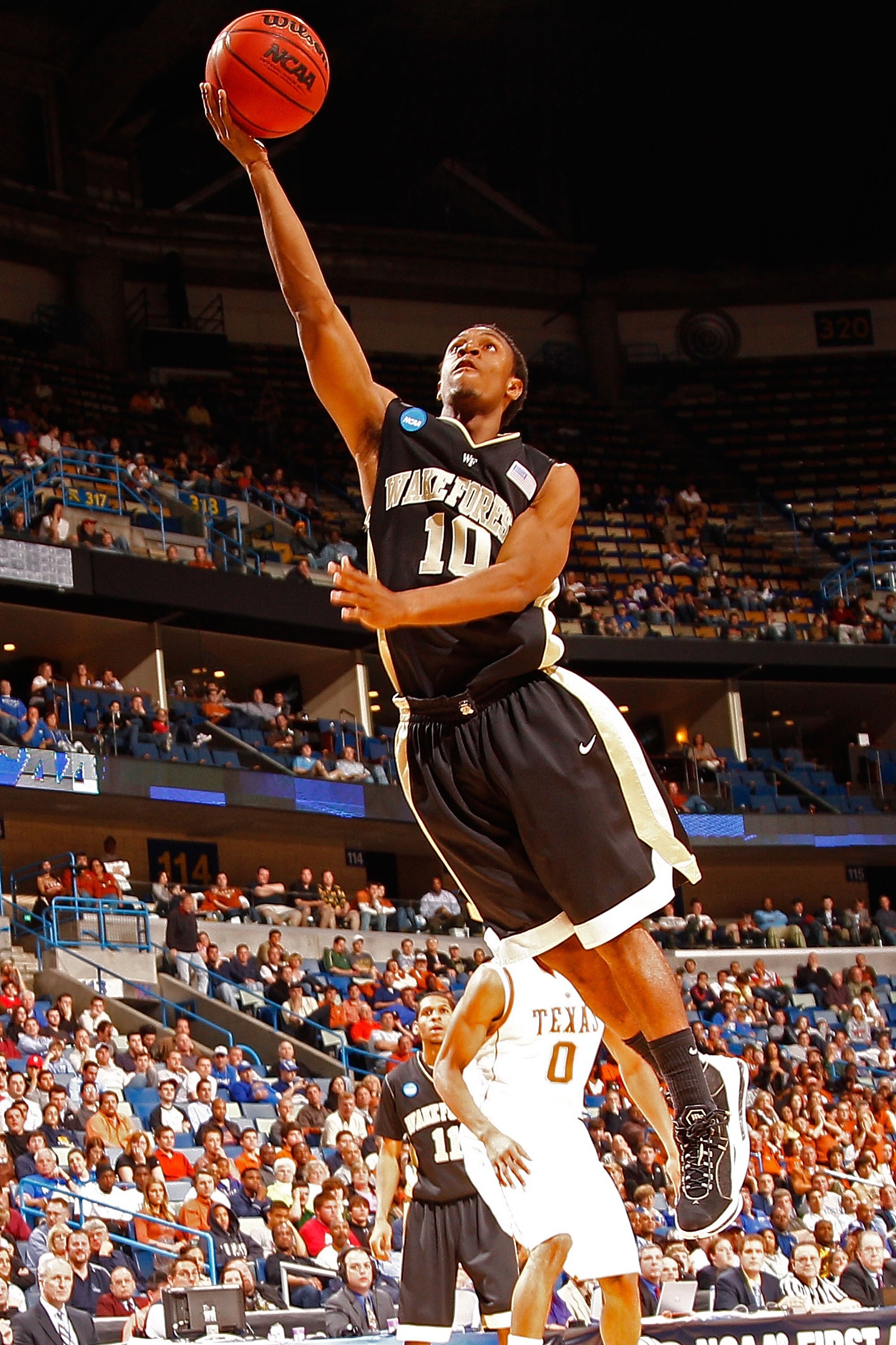 NEW ORLEANS - MARCH 18:  Ishmael Smith #10 of the Wake Forest Demon Deacons shoots the ball against the Texas Longhorns during the first round of the 2010 NCAA menï¿½s basketball tournament at the New Orleans Arena on March 18, 2010 in New Orleans, Louisian