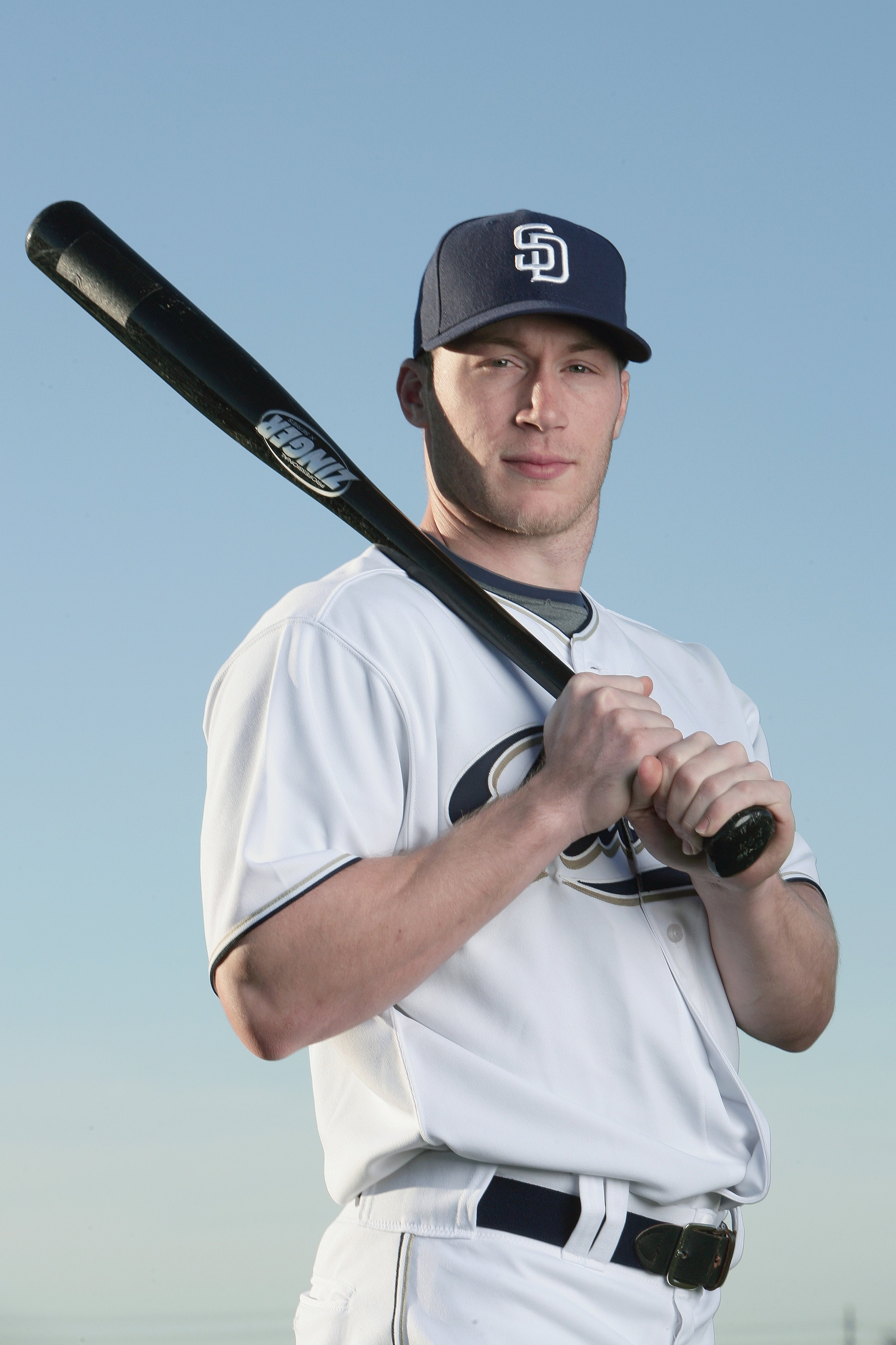 PEORIA, AZ - FEBRUARY 24:  Matt Antonelli #10 of the San Diego Padres poses during photo day at Peoria Stadium on February 24, 2009 in Peoria, Arizona. (Photo by Donald Miralle/Getty Images)
