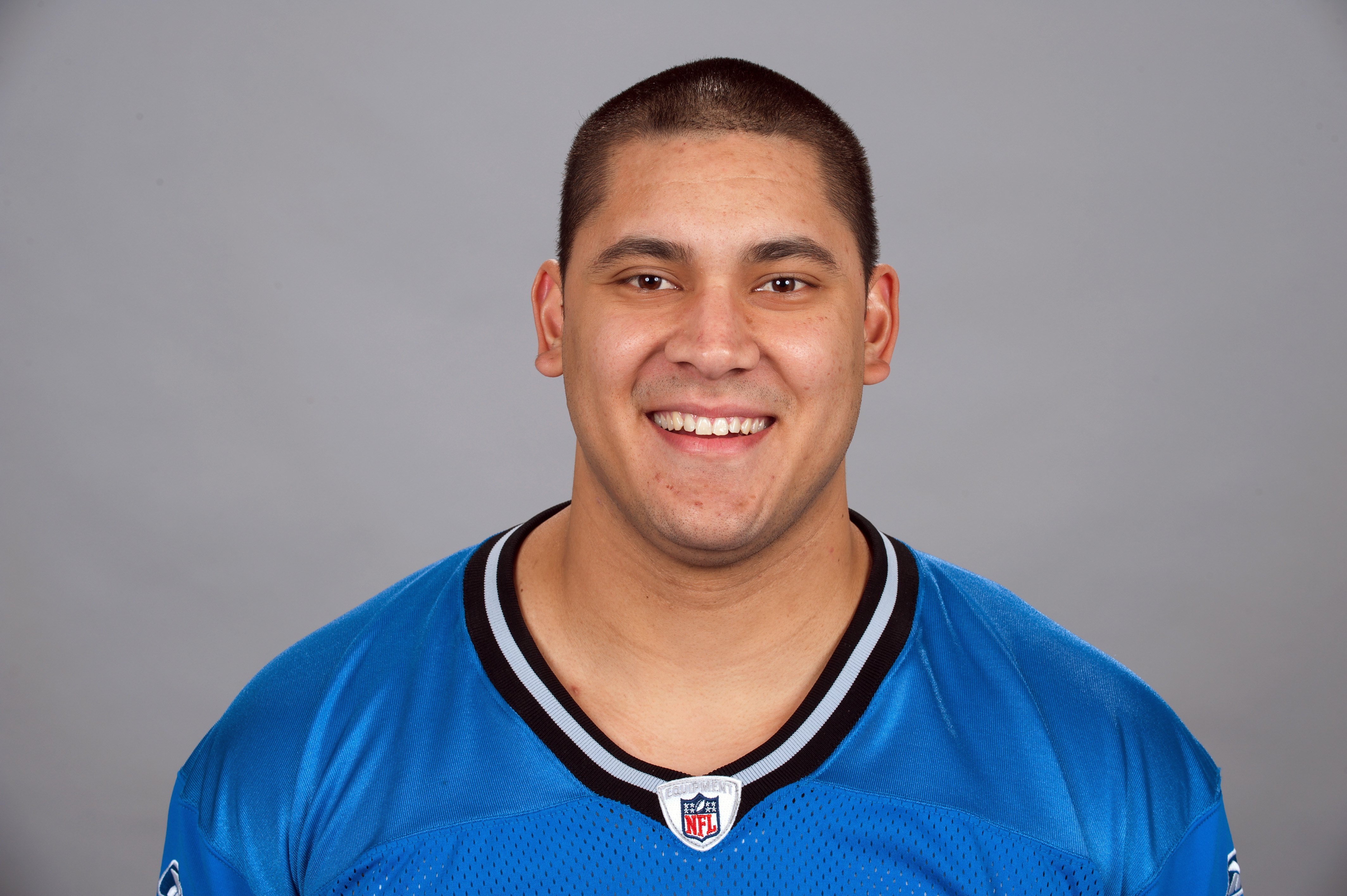 DETROIT - 2009:  Ikaika Alama Francis of the Detroit Lions poses for his 2009 NFL headshot at photo day in Detroit, Michigan.  (Photo by NFL Photos)