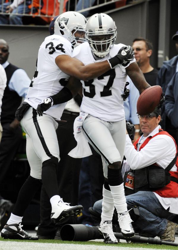 Chris Johnson opened the flood gates for the Raiders record scoring day.