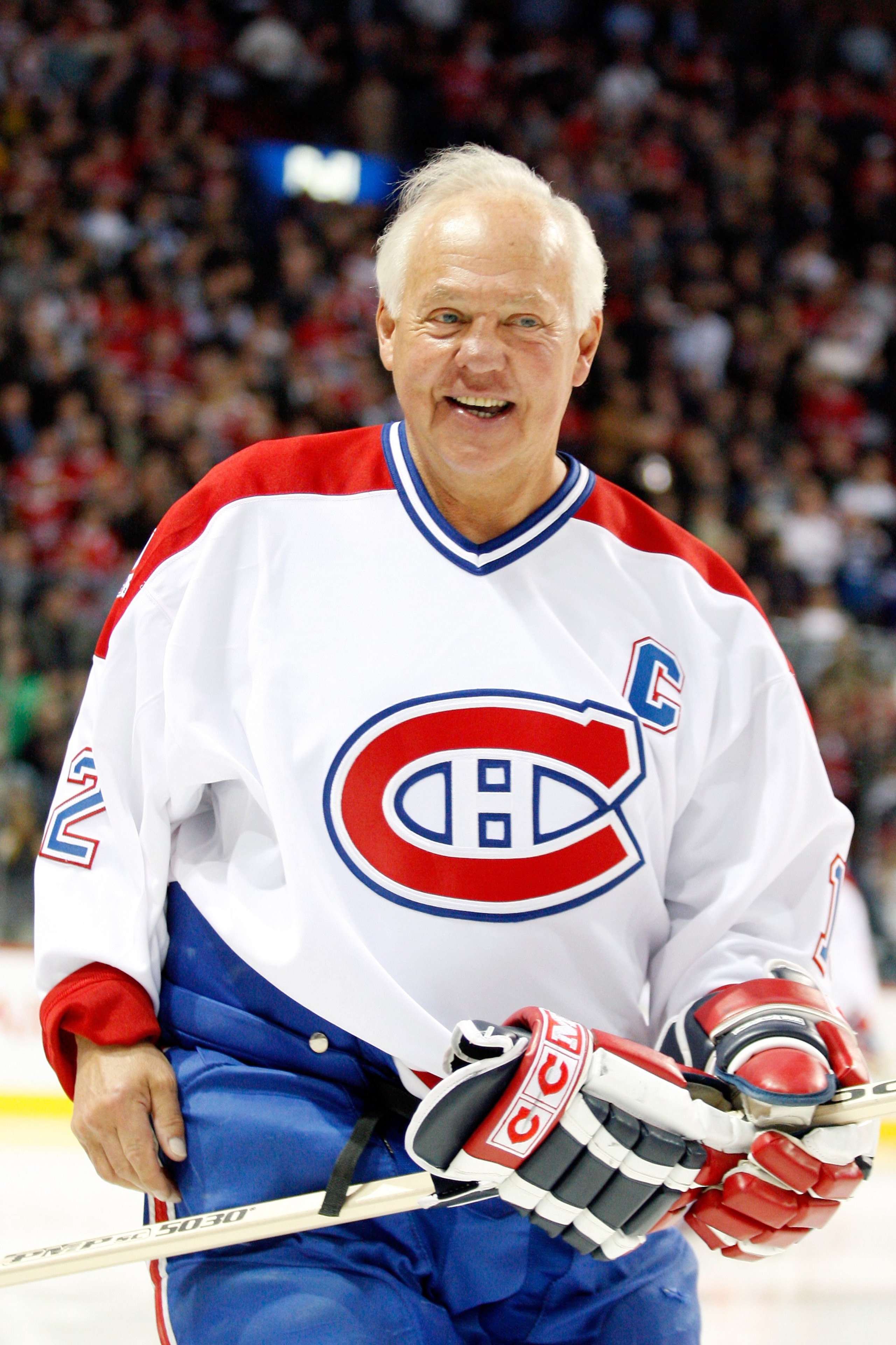 MONTREAL- DECEMBER 4: Former Montreal Canadien Yvan Cournoyer skates during the Centennial Celebration ceremonies prior to the NHL game between the Montreal Canadiens and Boston Bruins on December 4, 2009 at the Bell Centre in Montreal, Quebec, Canada. MONTREAL- DECEMBER 4: Former Montreal Canadien Yvan Cournoyer skates during the Centennial Celebration ceremonies prior to the NHL game between the Montreal Canadiens and Boston Bruins on December 4, 2009 at the Bell Centre in Montreal, Quebec, Canada.