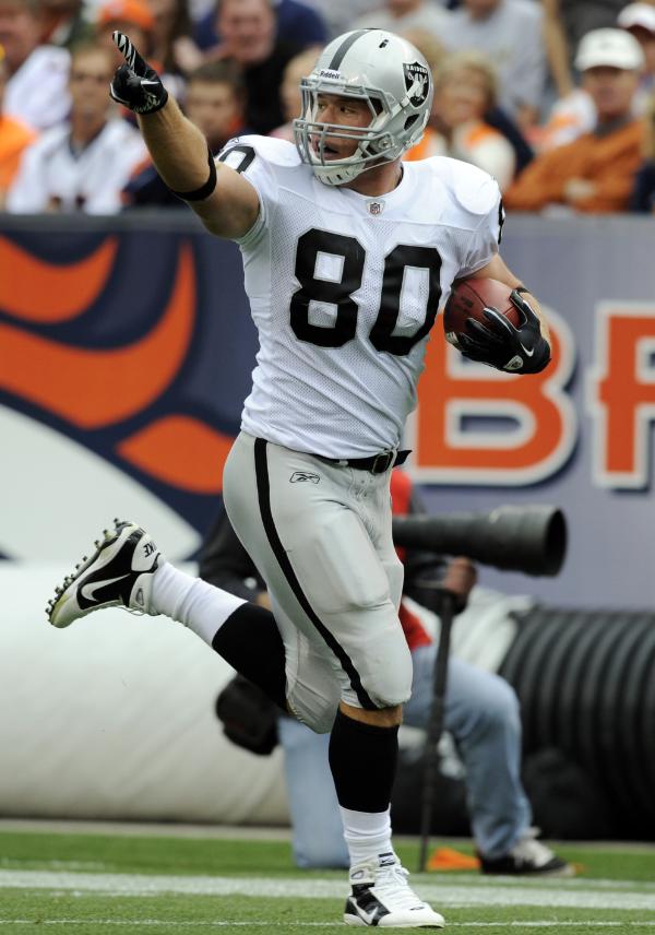 Zach Miller once again led the Raiders in receiving.