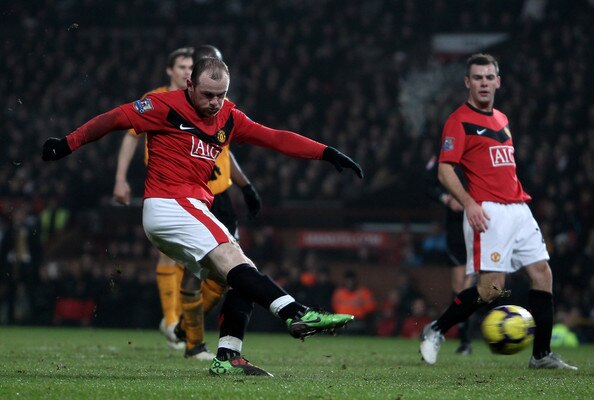 Rooney gets 4 goals against Hull City  (Picture)