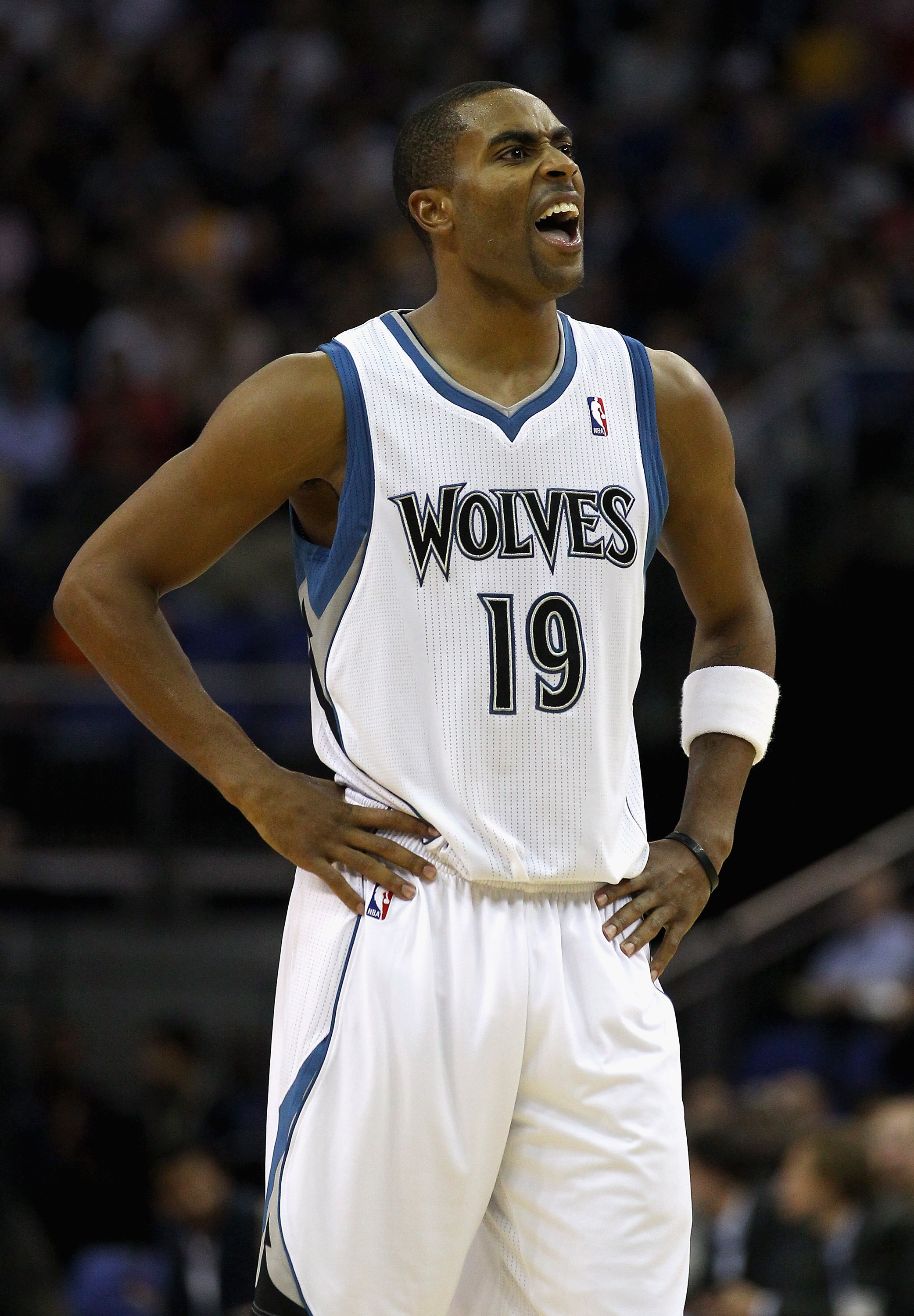 LONDON, ENGLAND - OCTOBER 04:  Wayne Ellington of the Minnesota Timberwolves in action during the NBA Europe Live match between the Los Angeles Lakers and the Minnesota Timberwolves at the O2 arena on October 4, 2010 in London, England.  (Photo by Clive R
