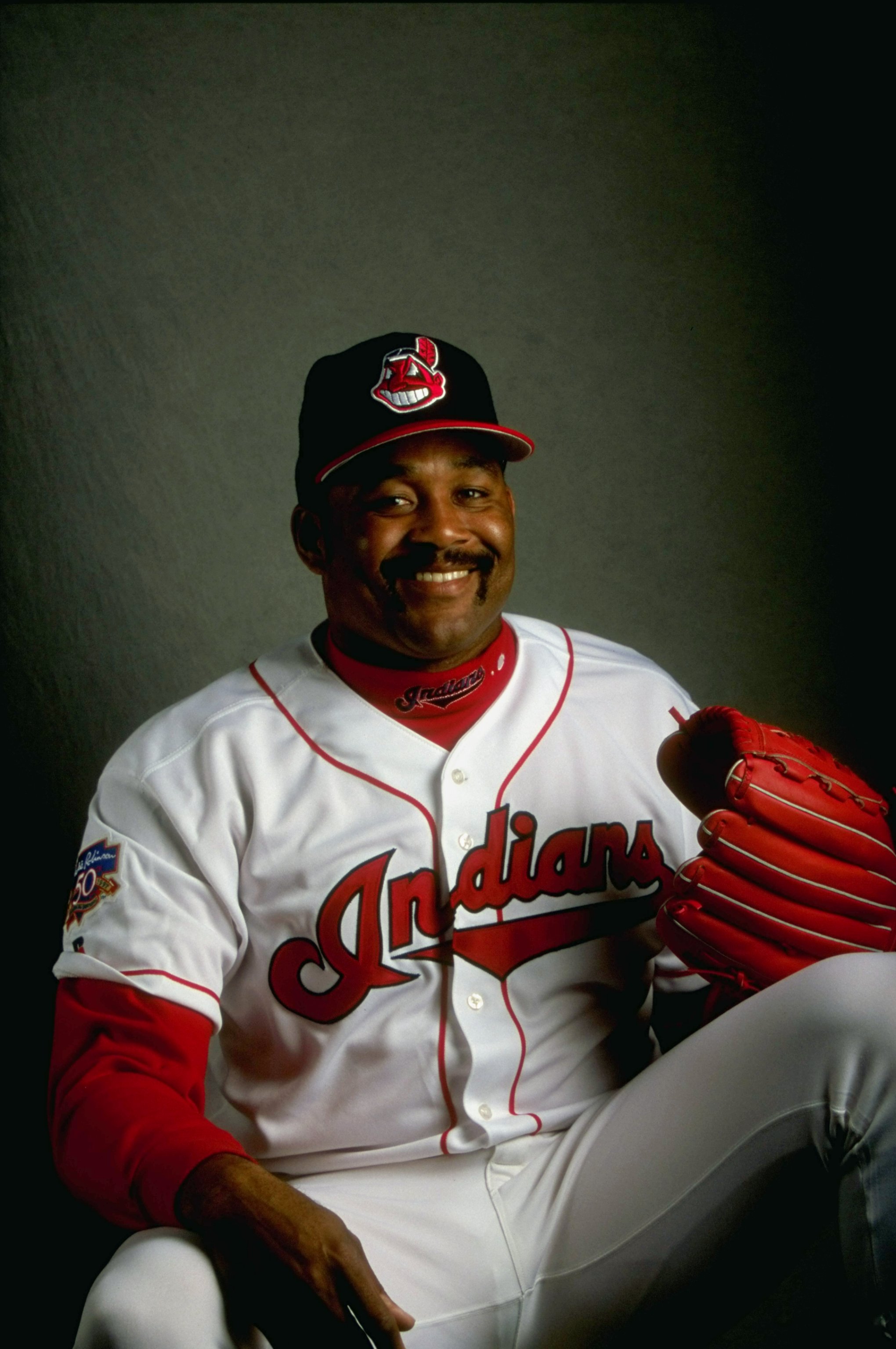 24 Feb 1998: Jose Mesa #49 of the Cleveland Indians at Spring Training at the Chain of Lakes Park in Winter Haven, Florida.