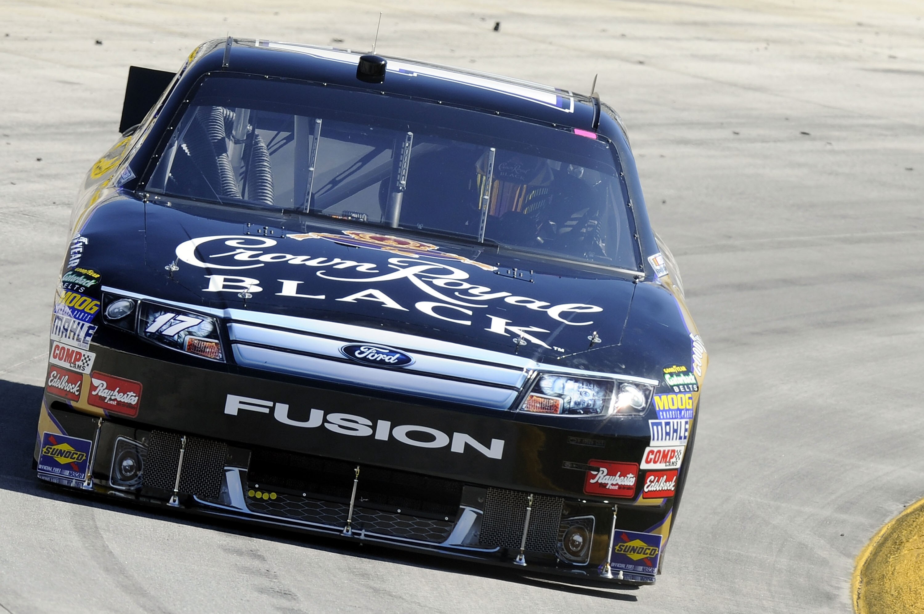 MARTINSVILLE, VA - OCTOBER 22:  Matt Kenseth drives the #17 Crown Royal Black Ford during practice for the NASCAR Sprint Cup Series TUMS Fast Relief 500 at Martinsville Speedway on October 22, 2010 in Martinsville, Virginia.  (Photo by John Harrelson/Gett