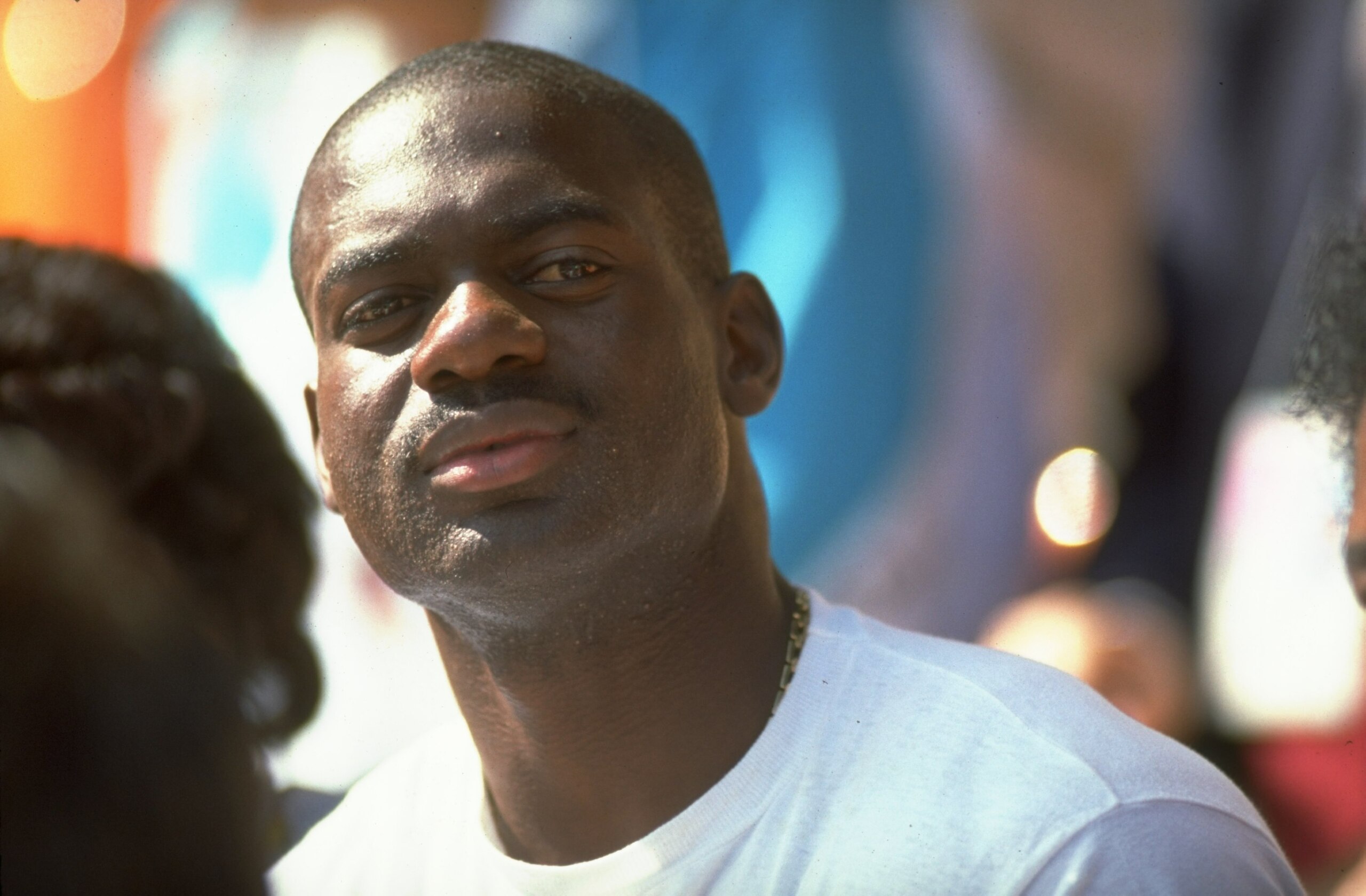 25 Sep 1988:  Portrait of Ben Johnson of Canada between events at the 1988 Olympic Games in Seoul, South Korea. \ Mandatory Credit: Gray  Mortimore/Allsport