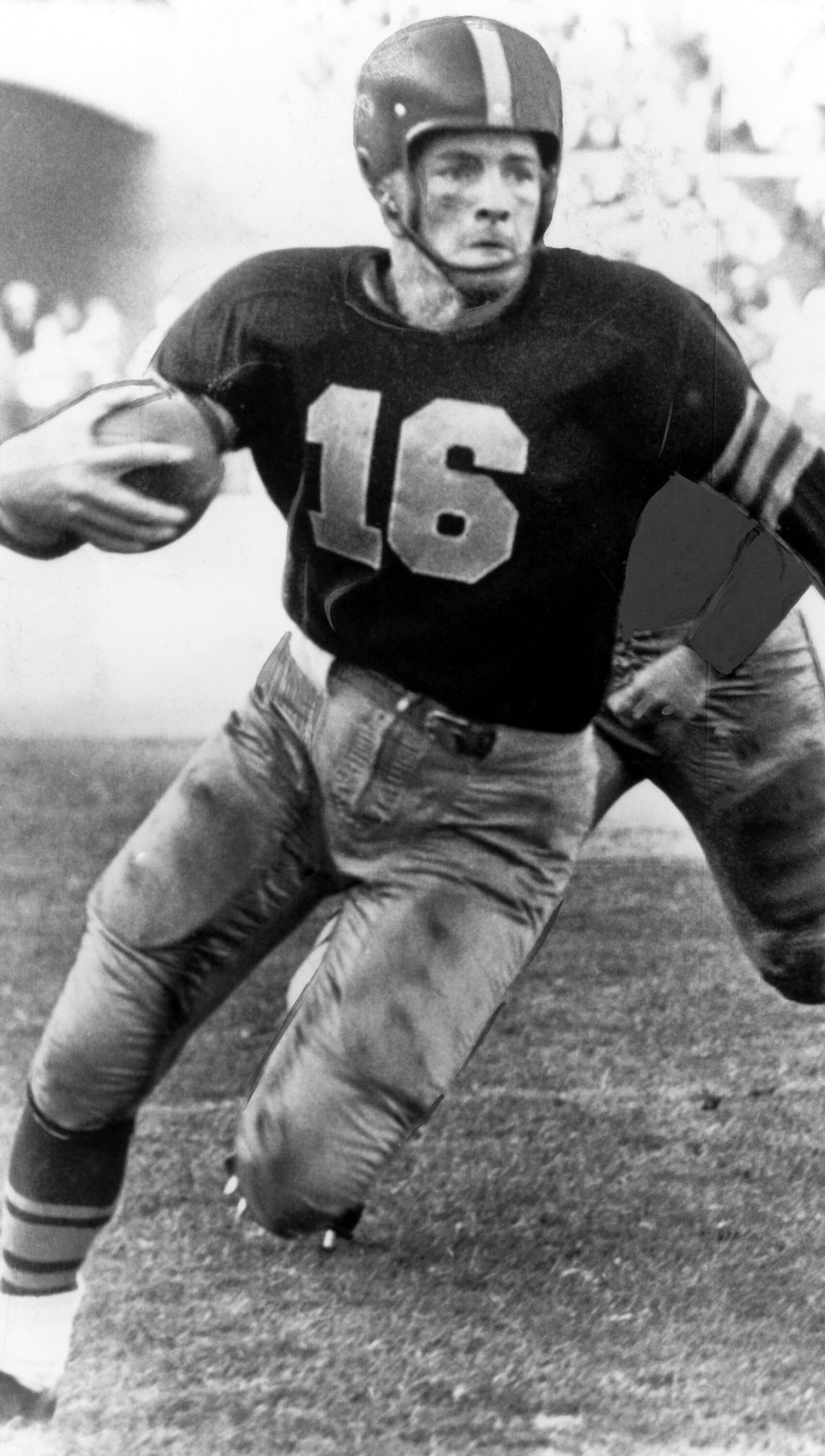 Tailback Frank Gifford of the University of Southern California. (Photo by University of Southern California/Getty Images)