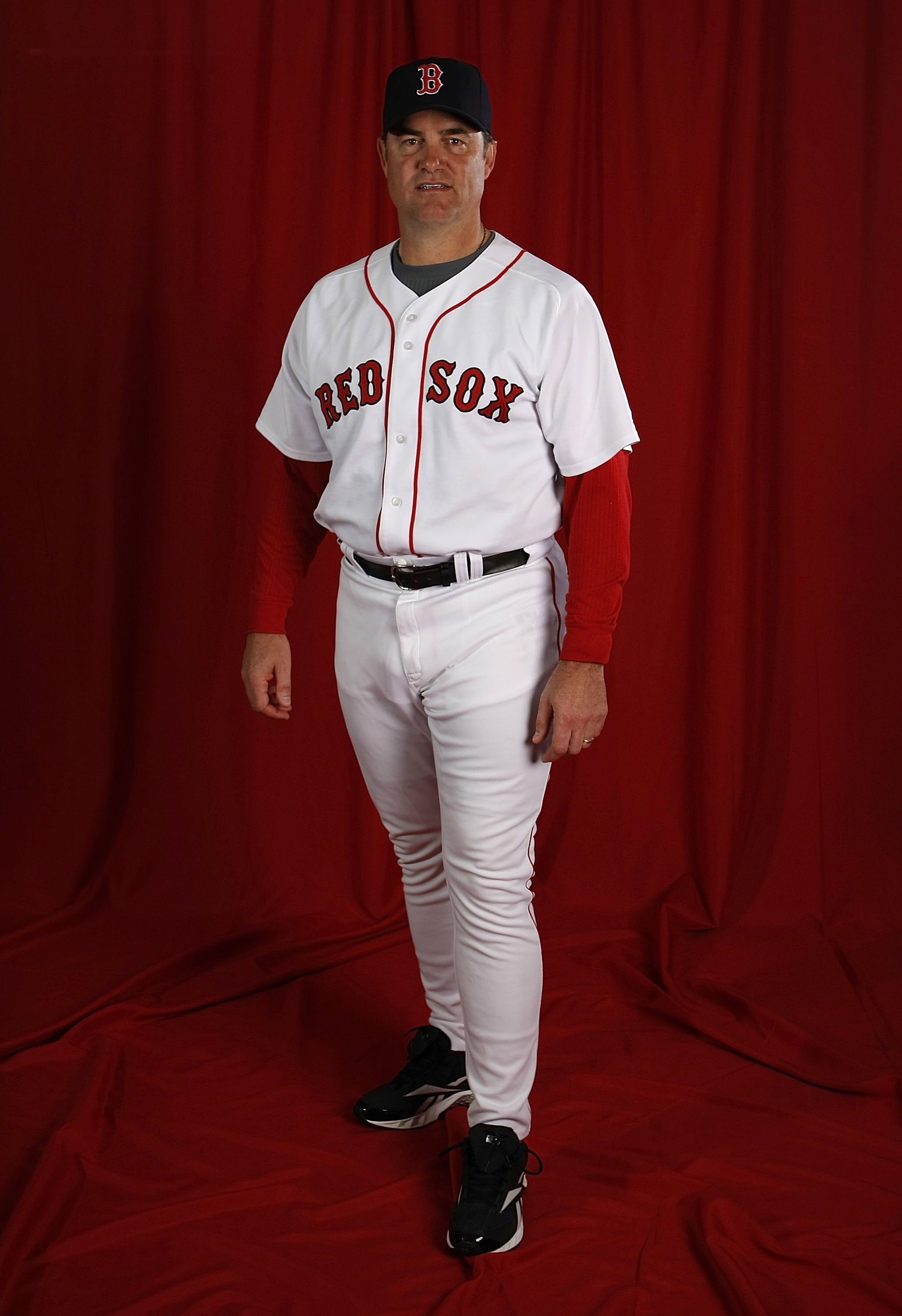 FT. MYERS, FL - FEBRUARY 28:  Pitching Coach John Farrell of the Boston Red Sox poses during photo day at the Boston Red Sox Spring Training practice facility on February 28, 2010 in Ft. Myers, Florida.  (Photo by Gregory Shamus/Getty Images)