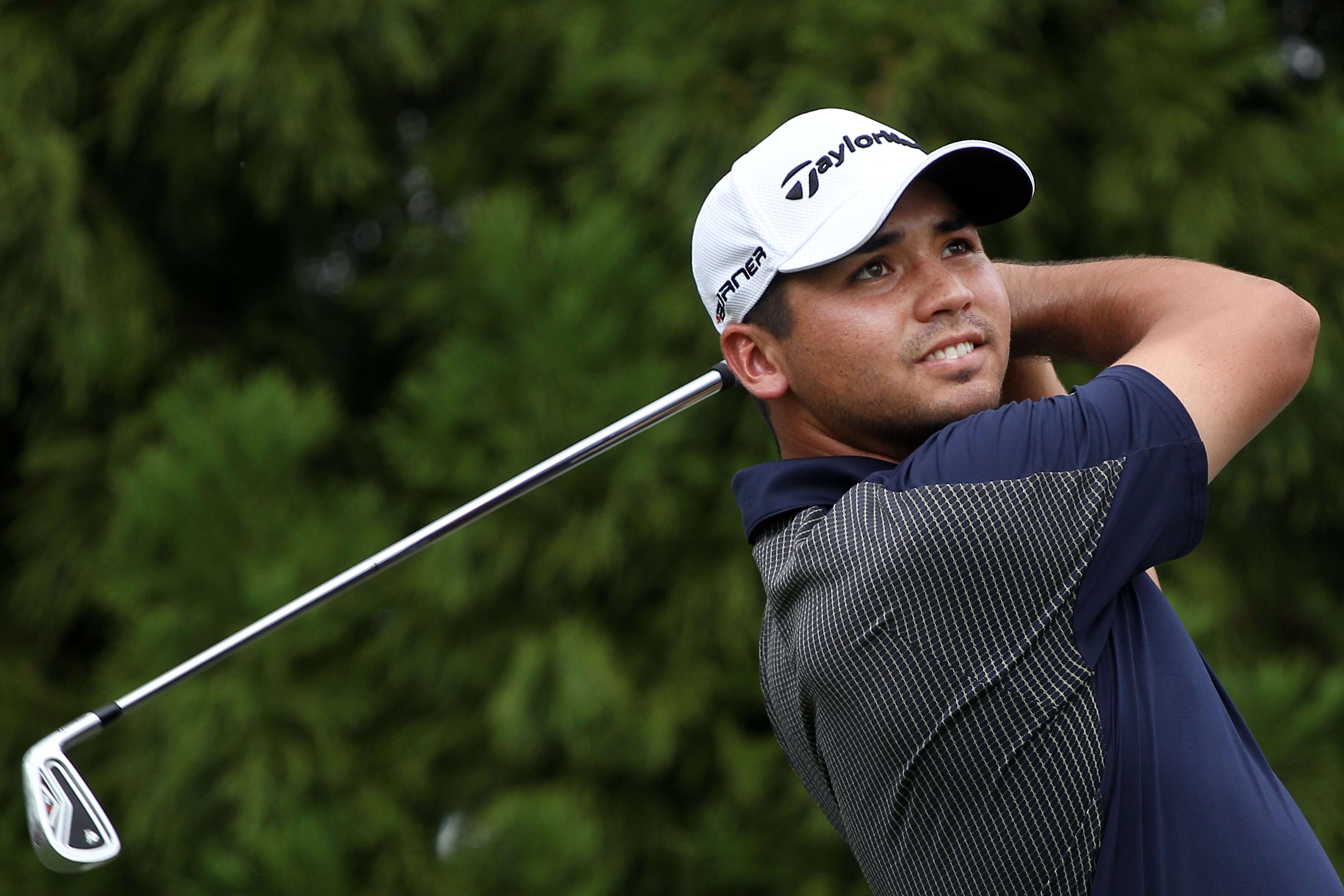 ATLANTA - SEPTEMBER 24:  Jason Day of Australia hits his tee shot on the second hole during the second round of THE TOUR Championship presented by Coca-Cola at East Lake Golf Club on September 24, 2010 in Atlanta, Georgia.  (Photo by Scott Halleran/Getty