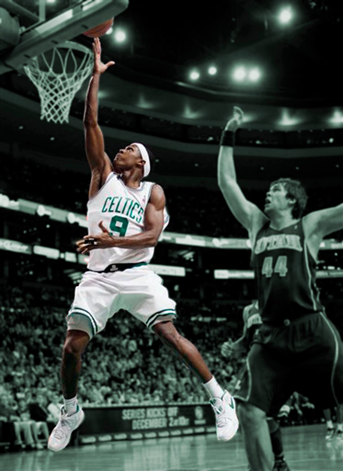 Rondo finished with 17 assists on the night