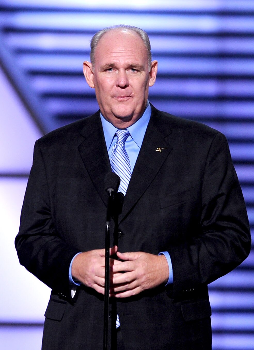 LOS ANGELES, CA - JULY 14:  Head coach George Karl of the Denver Nuggets receives the ESPY Perseverance Award onstage during the 2010 ESPY Awards at Nokia Theatre L.A. Live on July 14, 2010 in Los Angeles, California.  (Photo by Kevin Winter/Getty Images)