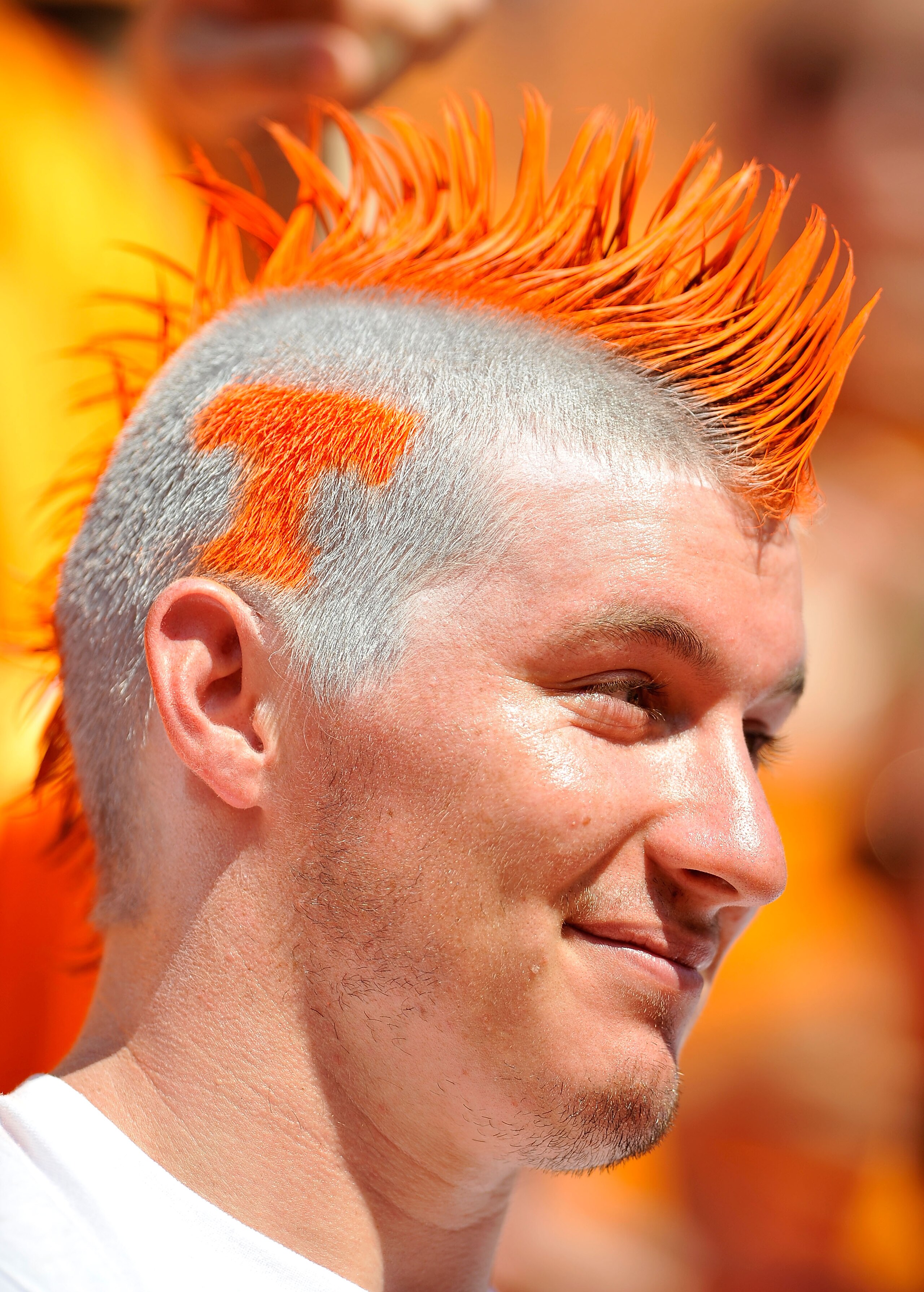 KNOXVILLE, TN - SEPTEMBER 18:  A Tennessee Volunteers fan watches a game against the Florida Gators at Neyland Stadium on September 18, 2010 in Knoxville, Tennessee. Florida won 31-17.  (Photo by Grant Halverson/Getty Images)