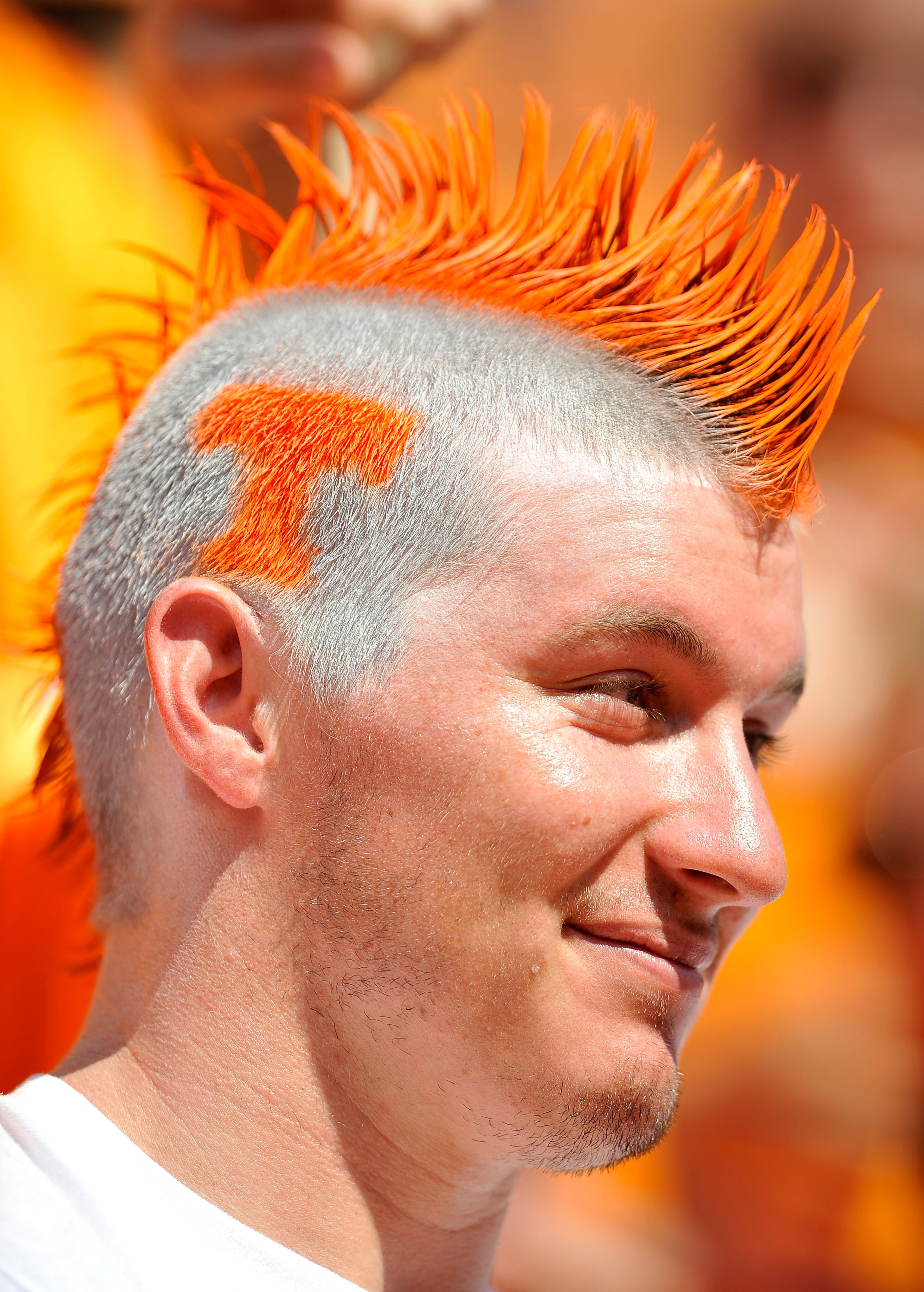 KNOXVILLE, TN - SEPTEMBER 18:  A Tennessee Volunteers fan watches a game against the Florida Gators at Neyland Stadium on September 18, 2010 in Knoxville, Tennessee. Florida won 31-17.  (Photo by Grant Halverson/Getty Images)