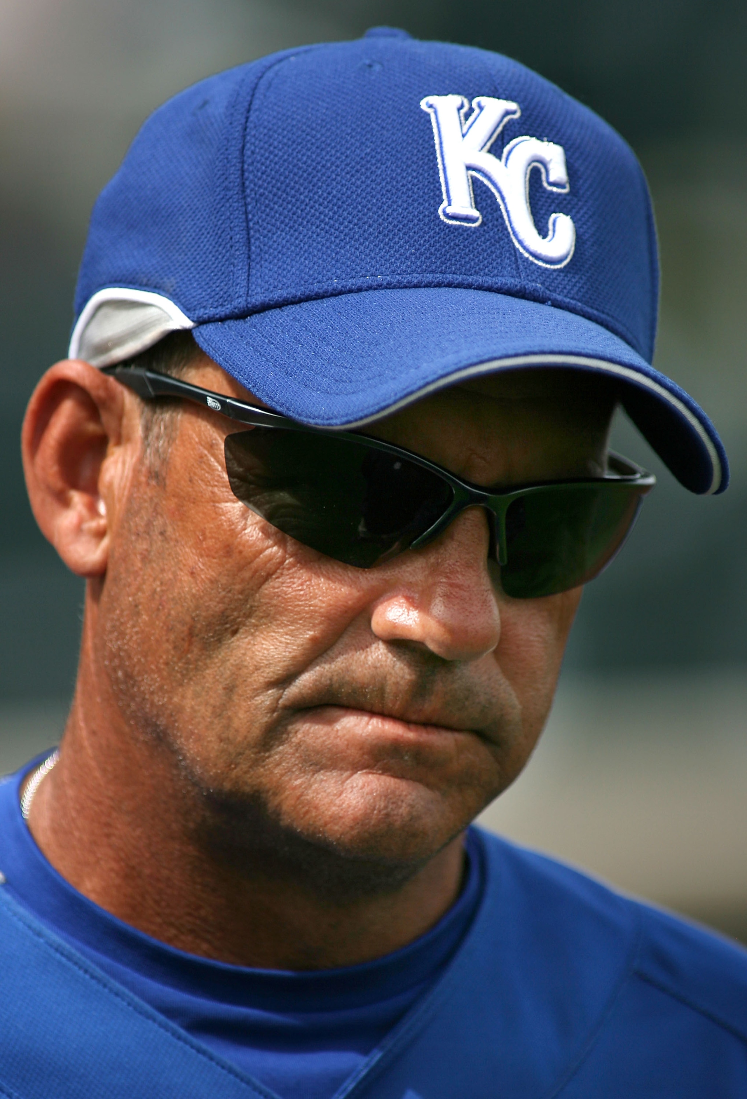 SURPRISE, AZ - MARCH 05: Former Kansas City Royals great, George Brett attends the MLB spring training game against the San Diego Padres at Surprise Stadium on March 5, 2007 in Surprise, Arizona. The Royals defeated the Padres 9-4. (Photo by Christian SURPRISE, AZ - MARCH 05: Former Kansas City Royals great, George Brett attends the MLB spring training game against the San Diego Padres at Surprise Stadium on March 5, 2007 in Surprise, Arizona. The Royals defeated the Padres 9-4. (Photo by Christian