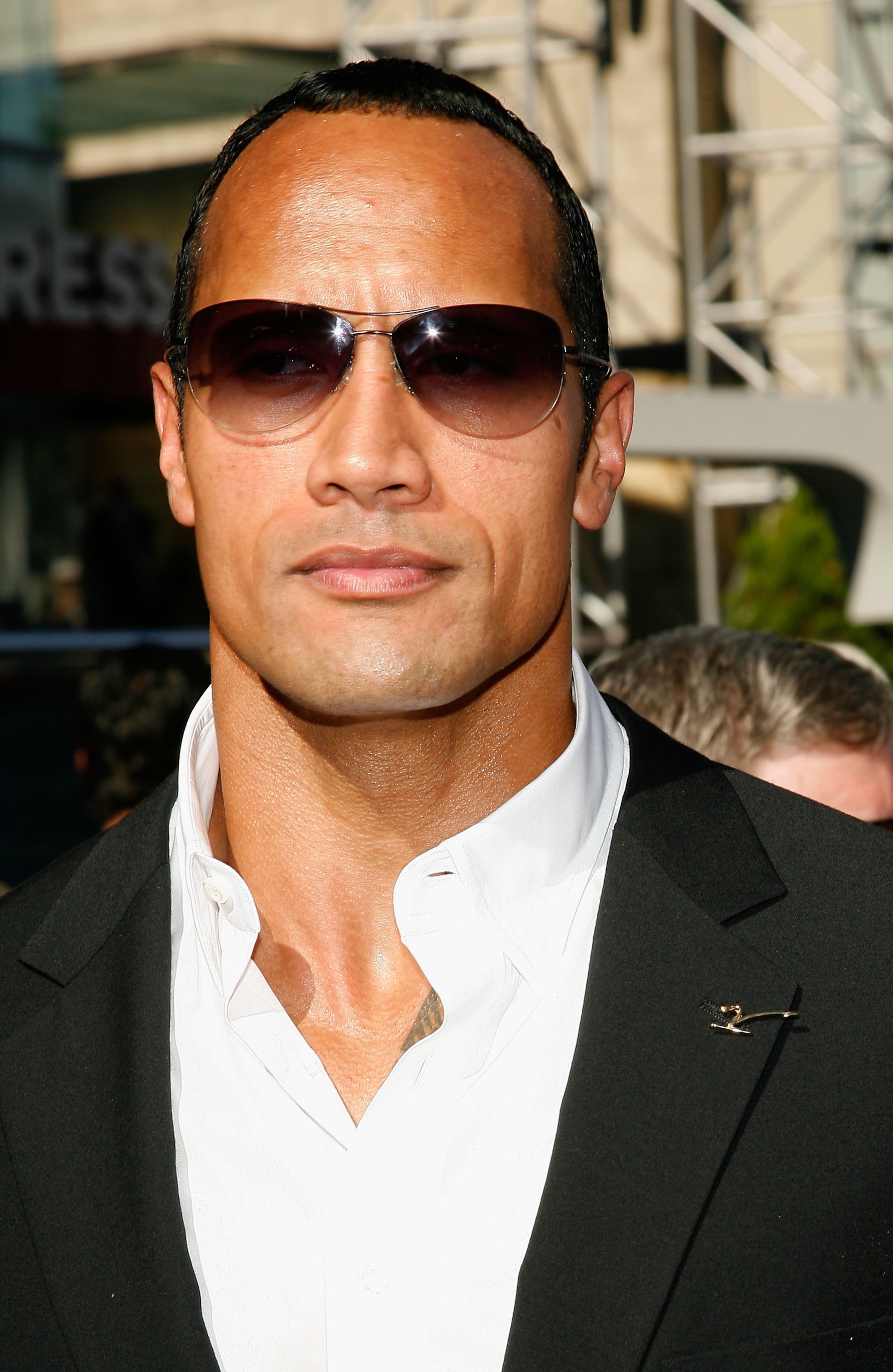 HOLLYWOOD - JULY 11:  Actor Dwayne 'The Rock' Johnson arrives at the 2007 ESPY Awards at the Kodak Theatre on July 11, 2007 in Hollywood, California.  (Photo by Vince Bucci/Getty Images)