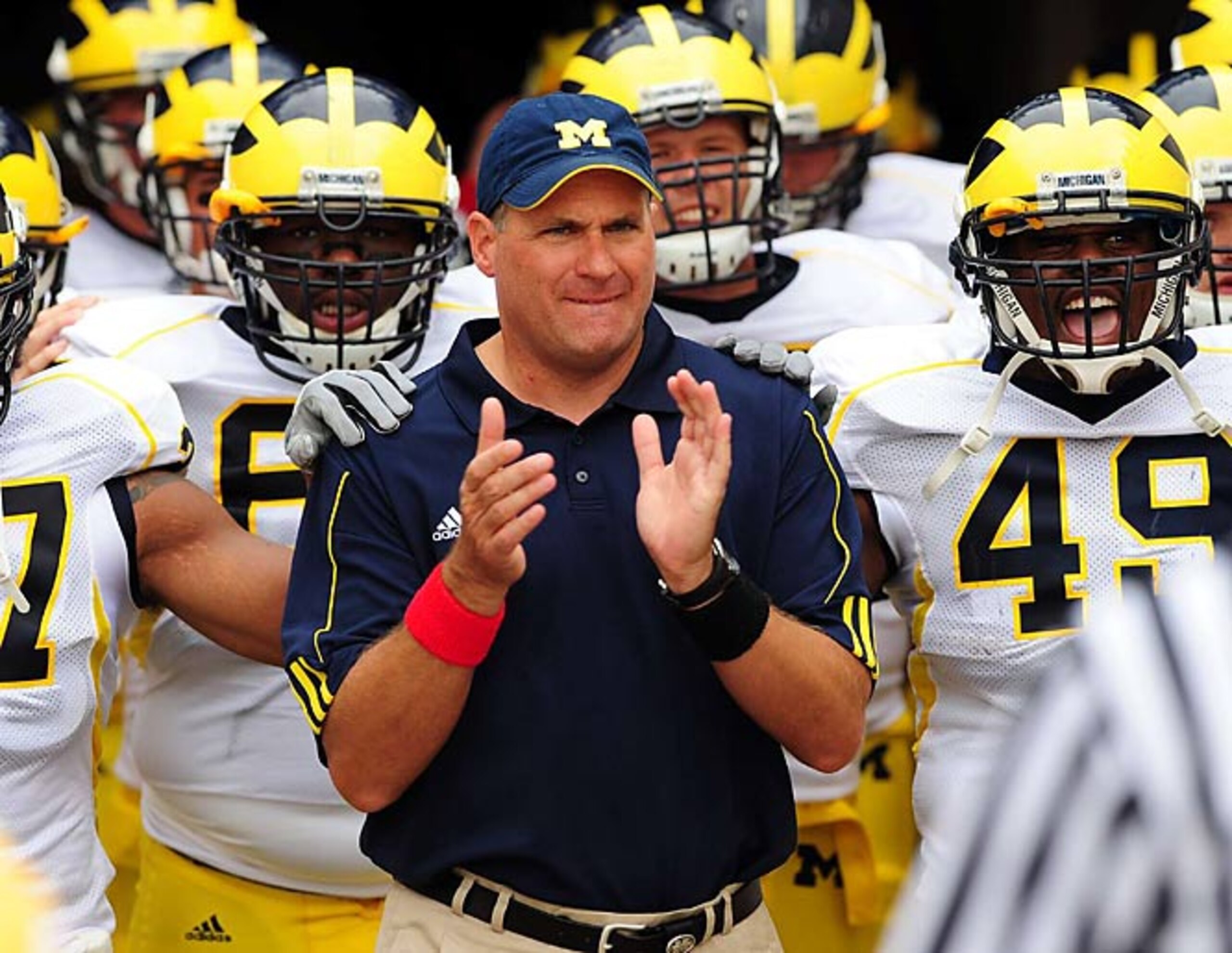 University of Michigan Head Coach Rich Rodriguez University of Michigan Head Coach Rich Rodriguez