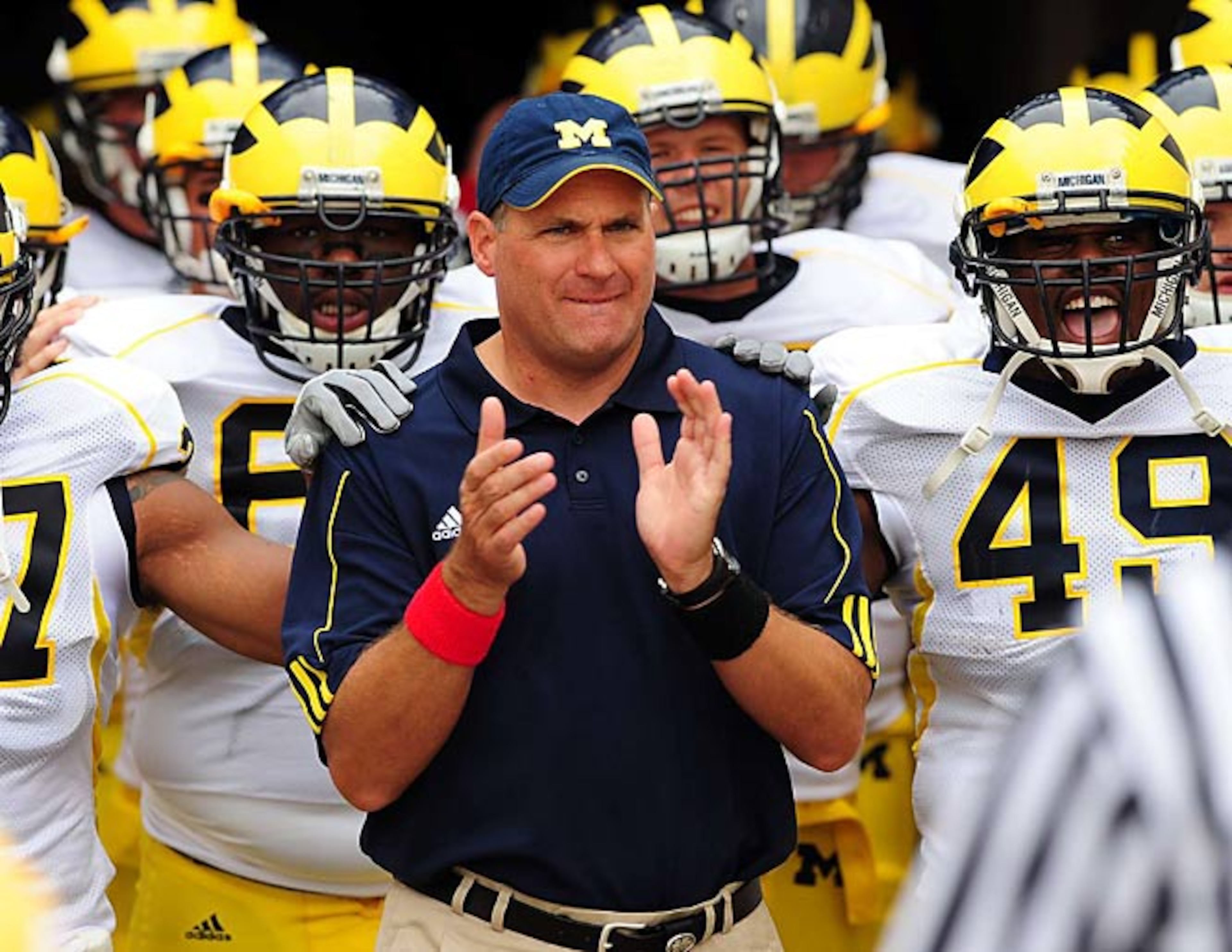 University of Michigan Head Coach Rich Rodriguez