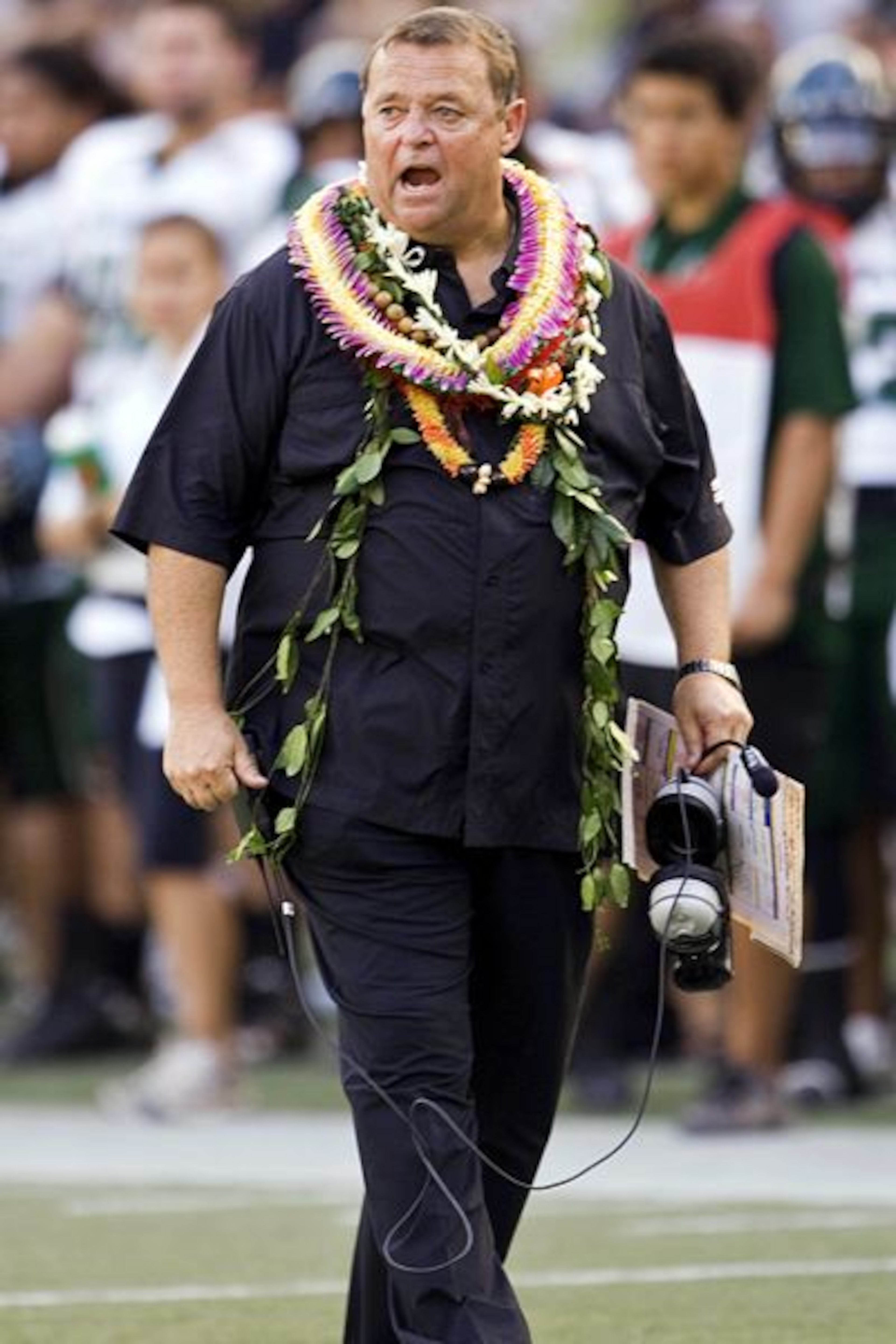 Hawai'i Head Coach Greg McMackin