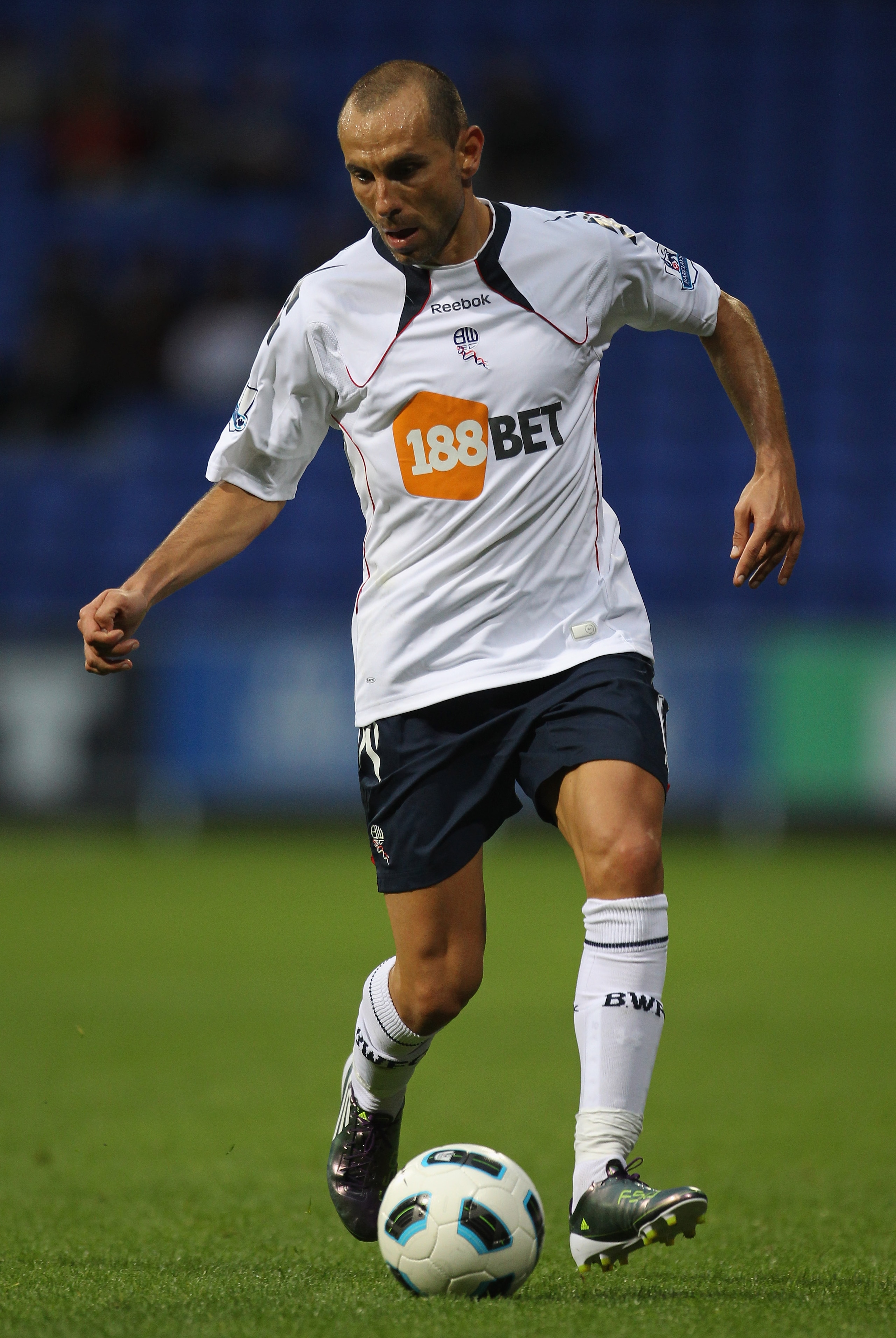 BOLTON, ENGLAND - AUGUST 06:  Martin Petrov of Bolton Wanderers during the pre-season friendly match between Bolton Wanderers and Osasuna at the Reebok Stadium on August 6, 2010 in Bolton, England.  (Photo by Alex Livesey/Getty Images)