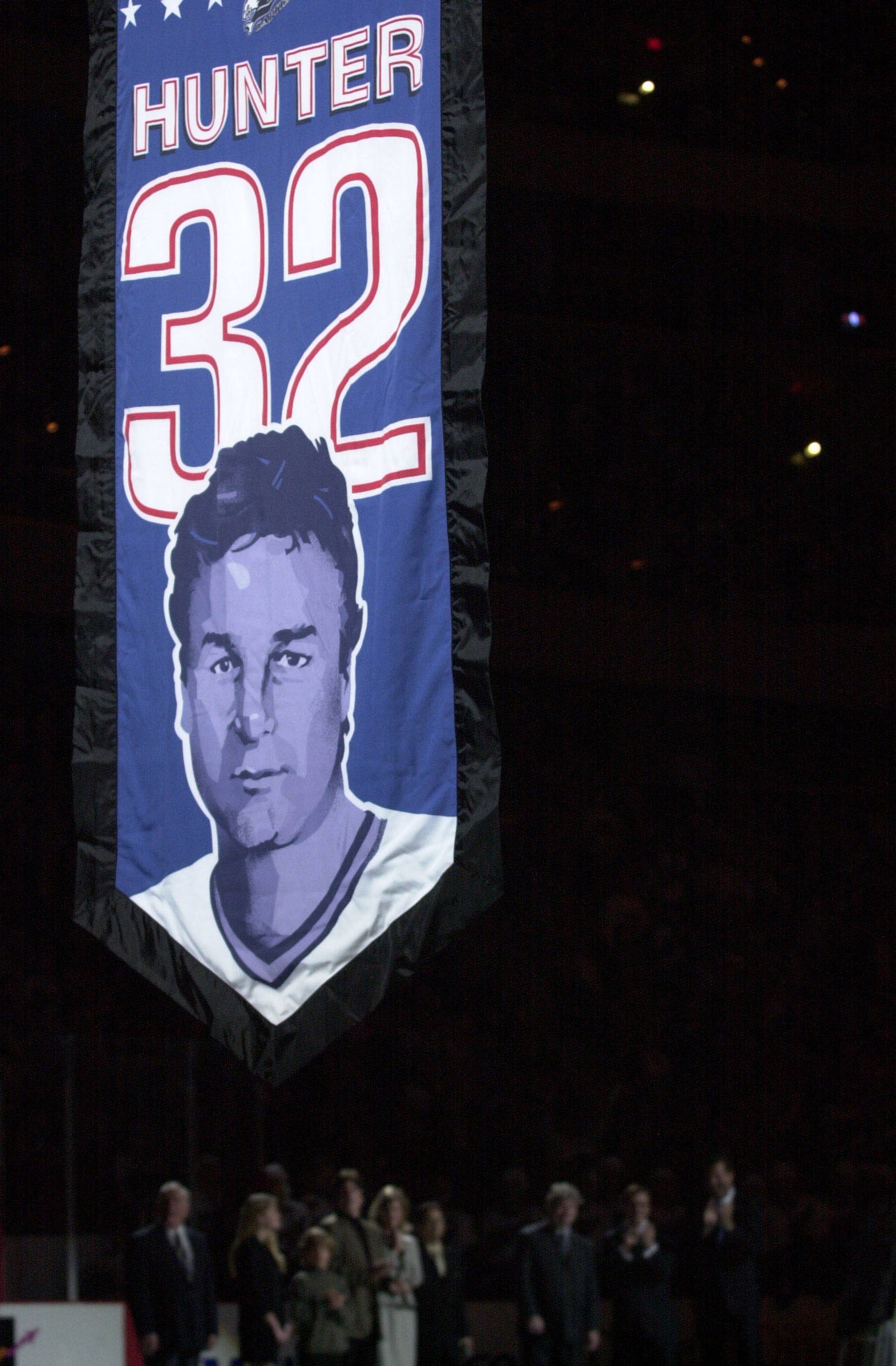 11 Mar 2000: Dale Hunter was honored and his number retired prior to the Washington Capitals game with the New Jersey Devils at the MCI Center in Washington D.C. <<DIGITAL IMAGE>> Mandatory Credit: Doug Pensinger/ALLSPORT 11 Mar 2000: Dale Hunter was honored and his number retired prior to the Washington Capitals game with the New Jersey Devils at the MCI Center in Washington D.C. <<DIGITAL IMAGE>> Mandatory Credit: Doug Pensinger/ALLSPORT