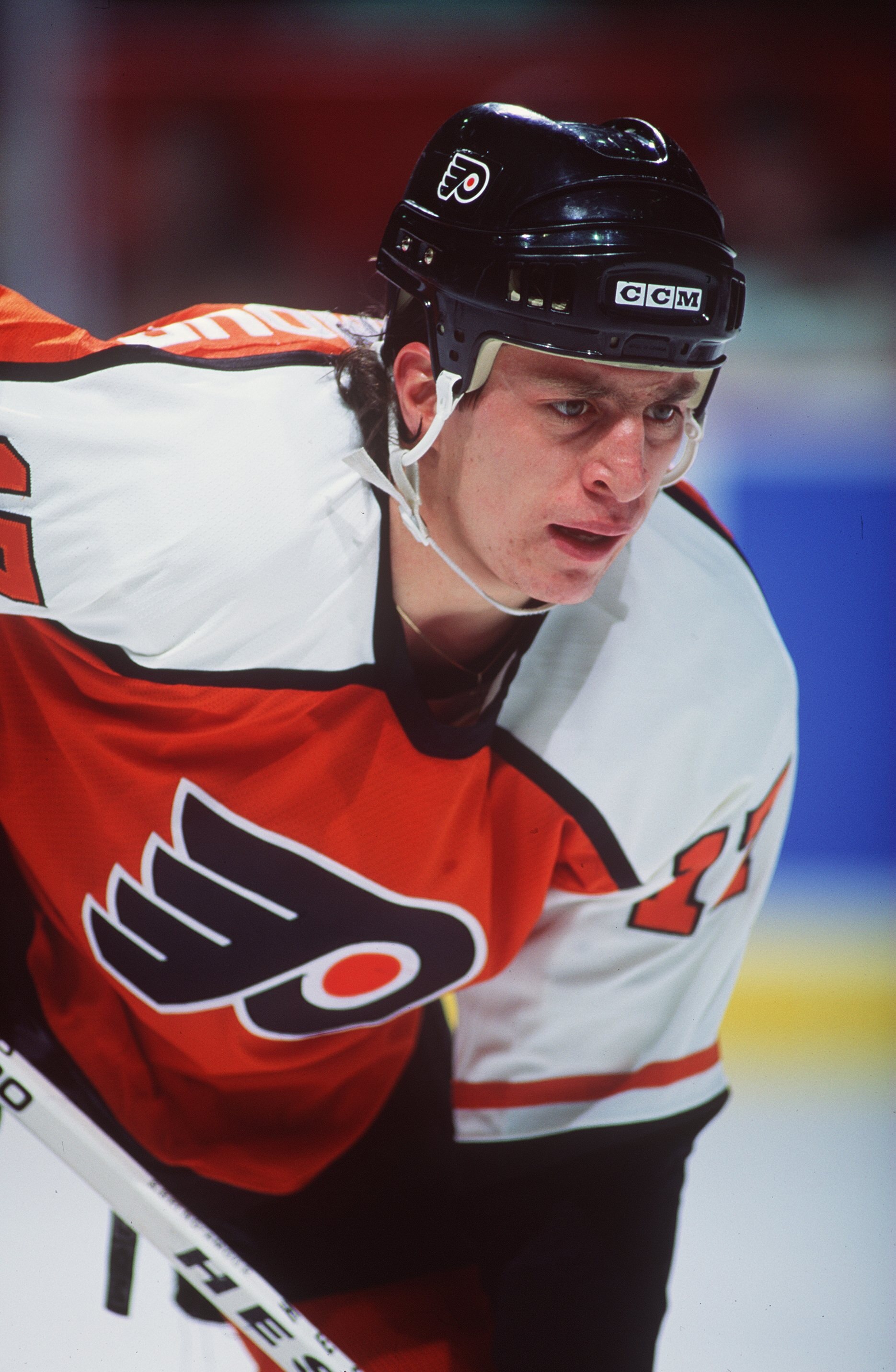 1993-1994:  ROD BRIND' AMOUR DURING THE FLYERS GAME VERSUS THE QUEBEC NORDIQUES AT LE COLISEE'' IN QUEBEC, CANADA. Mandatory Credit: Robert Laberge/ALLSPORT