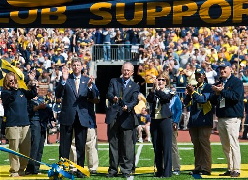 Rededicating Michigan Stadium in 2010
