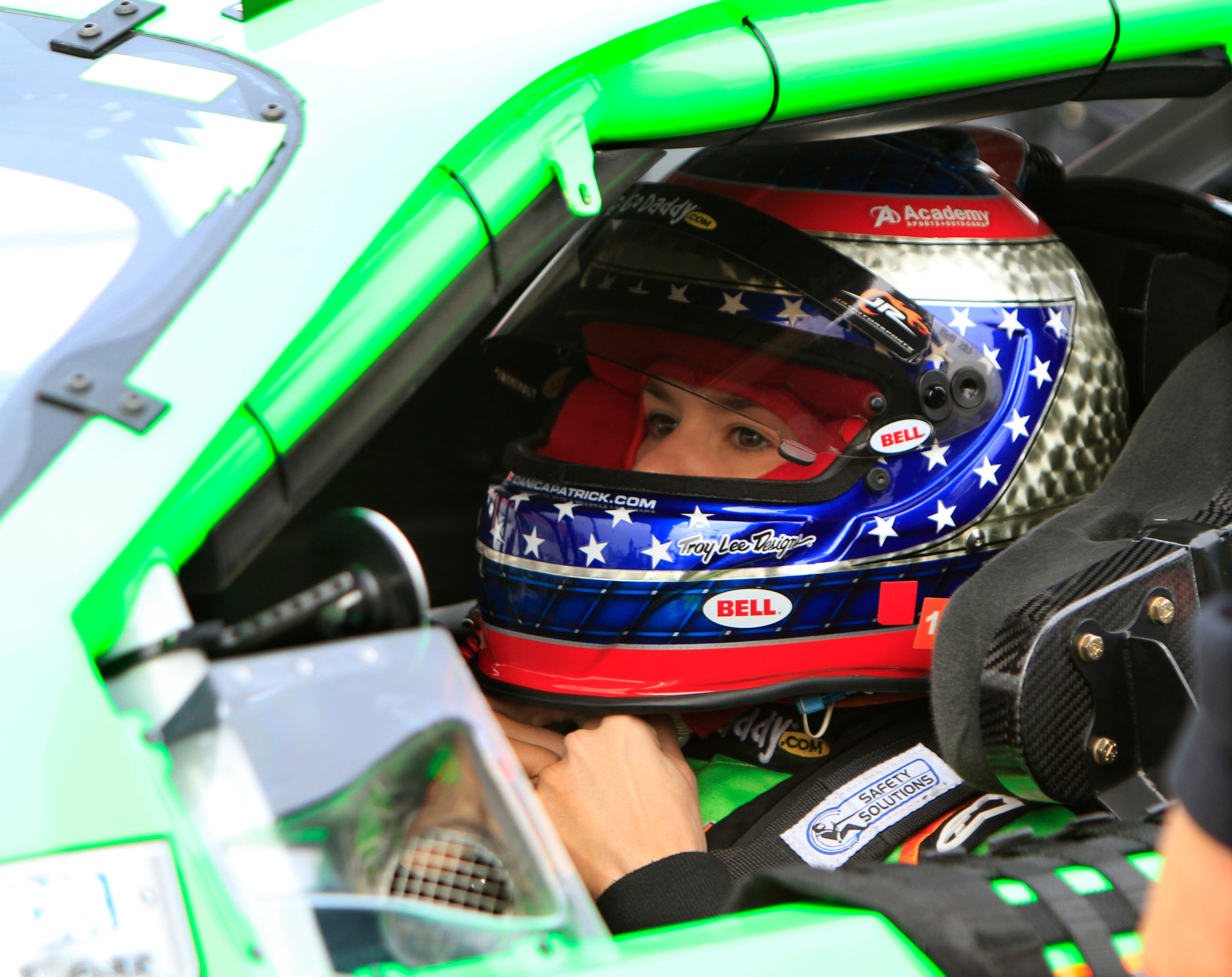 MADISON, IL - OCTOBER 23: Danica Patrick, driver of the #7 GoDaddy.com Chevrolet prepairs for qualifying for the NASCAR 5-hour Energy 250 at Gateway International Raceway on October 23, 2010 in Madison, Illinois.  (Photo by John Sommers II/Getty Images)