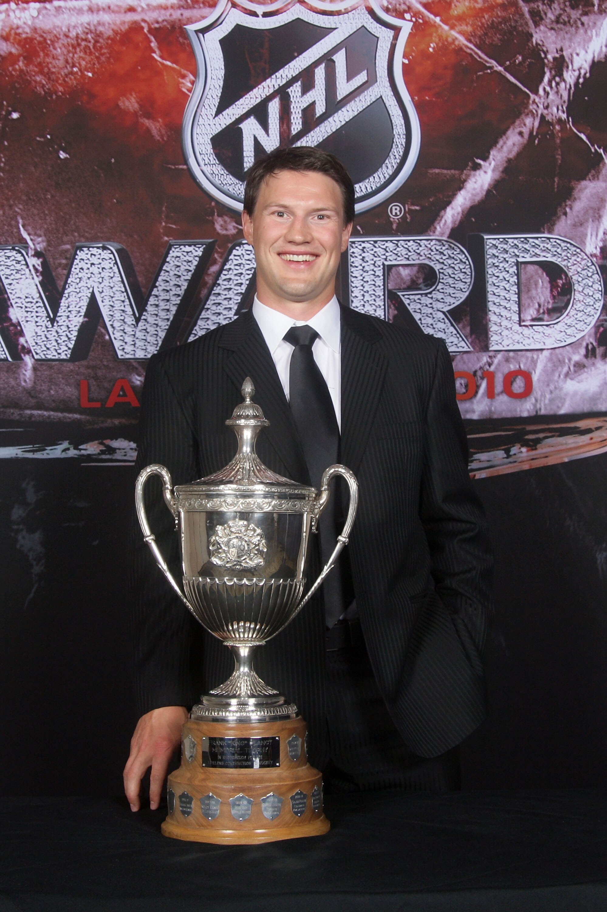 LAS VEGAS - JUNE 23:  Shane Doan of the Phoenix Coyotes poses for a portrait with the King Clancy Trophy during the 2010 NHL Awards at the Palms Casino Resort on June 23, 2010 in Las Vegas, Nevada.  (Photo by Bruce Bennett/Getty Images)
