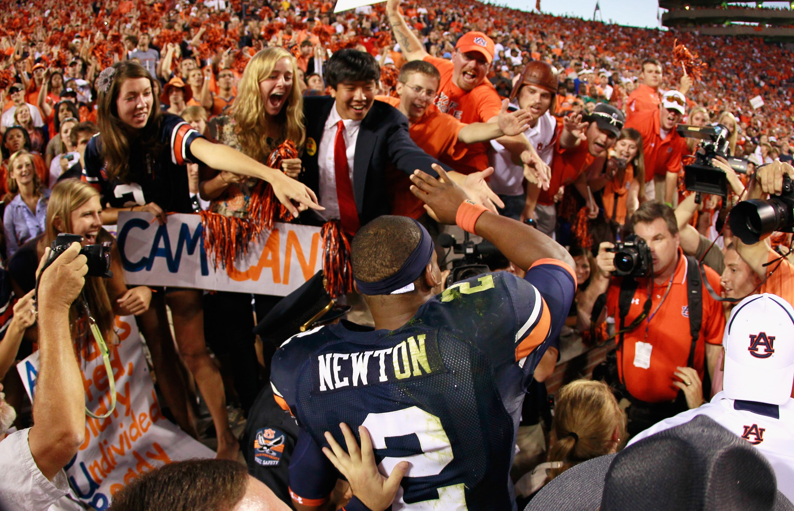 AUBURN, AL - OCTOBER 23:  of the Auburn Tigers of the LSU Tigers at Jordan-Hare Stadium on October 23, 2010 in Auburn, Alabama.  (Photo by Kevin C. Cox/Getty Images)