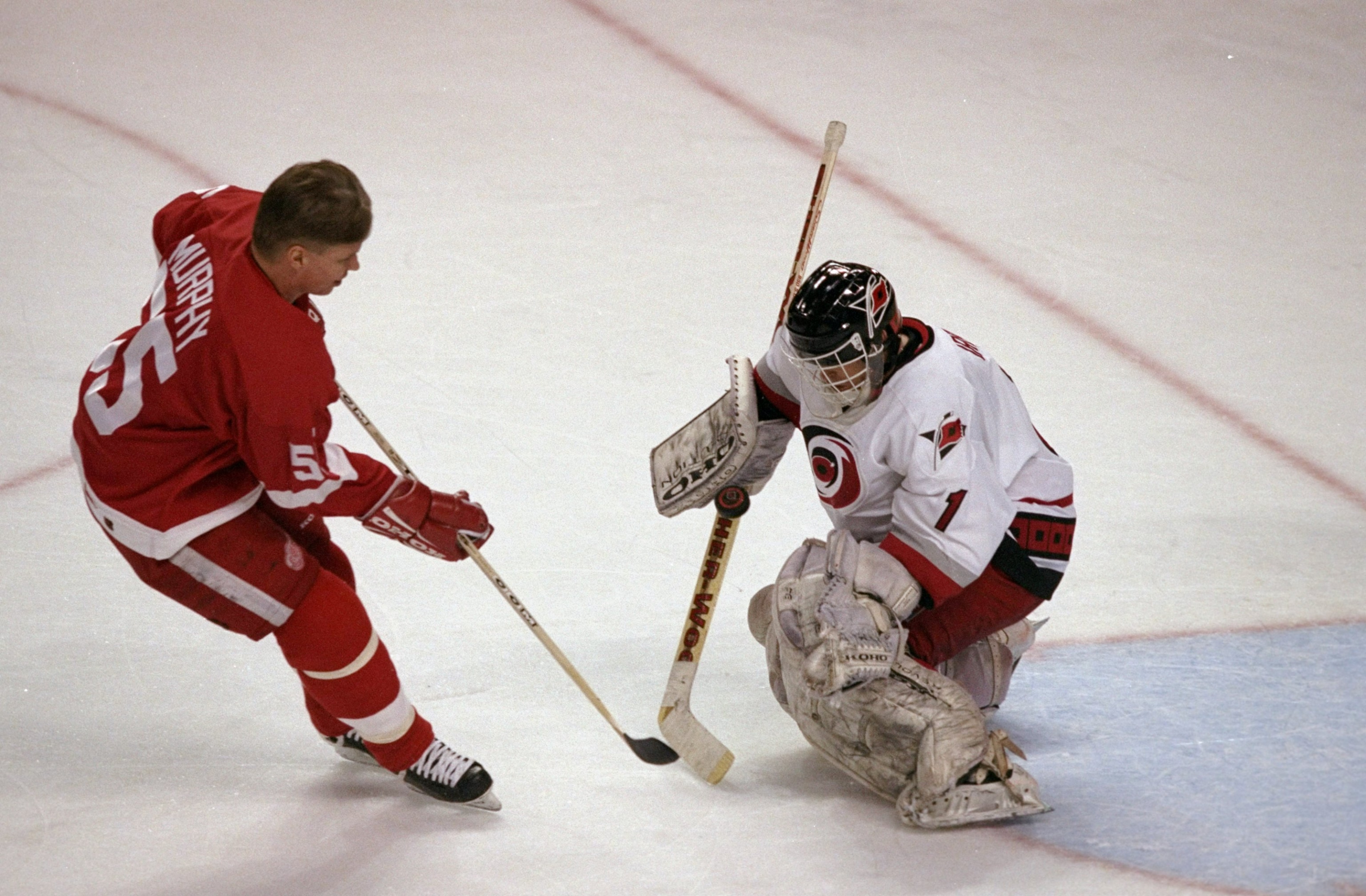 23 Jan 1999: Larry Murphy #55 show his Super Skills during the 1999 All-Star Weekend at the Ice Palace in Tampa, Florida. Mandatory Credit: Elsa Hasch /Allsport 23 Jan 1999: Larry Murphy #55 show his Super Skills during the 1999 All-Star Weekend at the Ice Palace in Tampa, Florida. Mandatory Credit: Elsa Hasch /Allsport