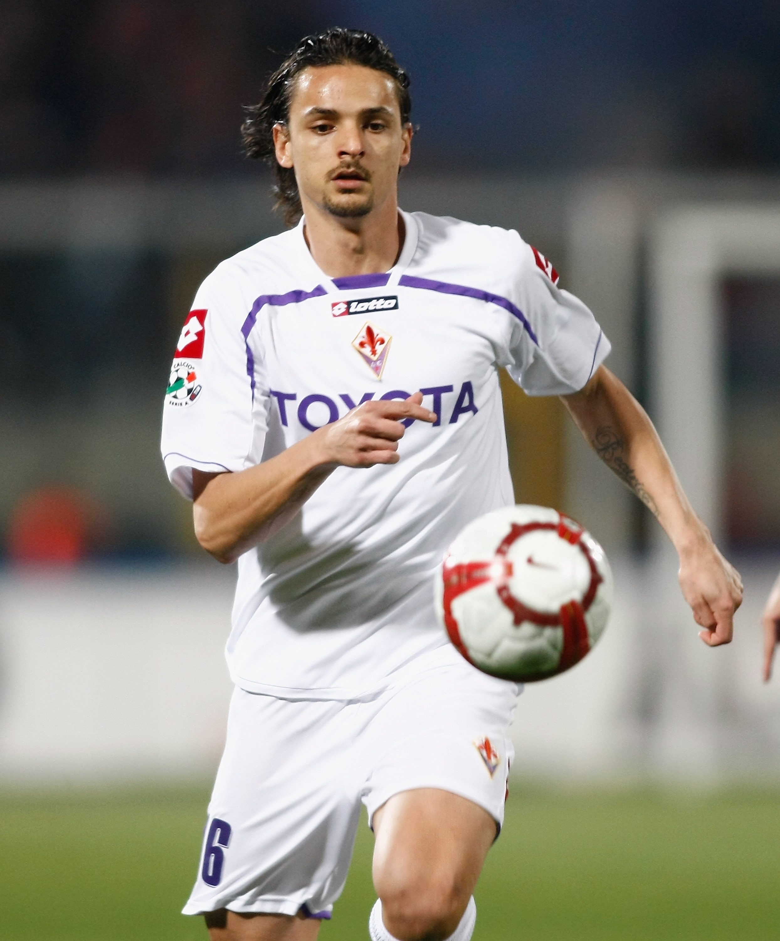 CATANIA, ITALY - MARCH 24:  Filipe Da Silva of ACF Fiorentina is shown in action during the Serie A match between Catania Calcio and ACF Fiorentina at Stadio Angelo Massimino on March 24, 2010 in Catania, Italy.  (Photo by Maurizio Lagana/Getty Images)
