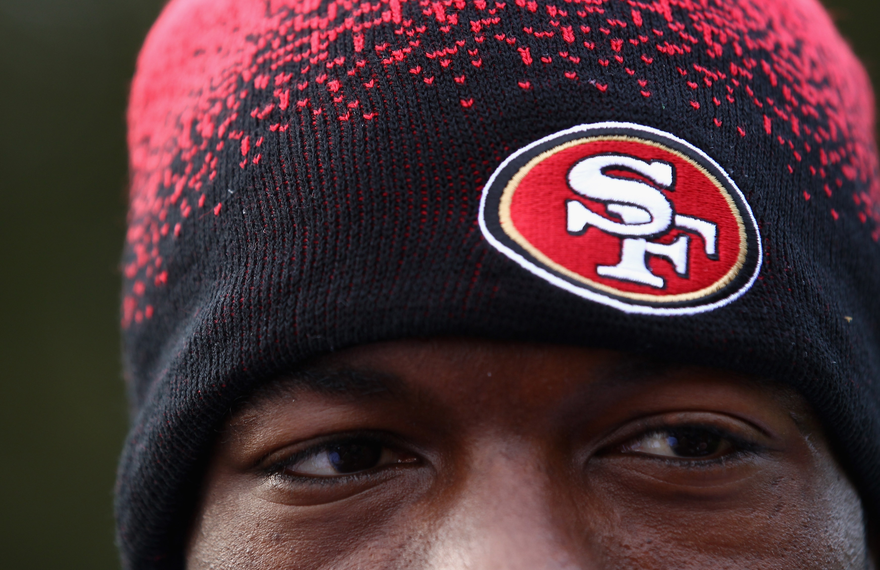 HERTFORD, ENGLAND - OCTOBER 27:  Patrick Willis of the San Francisco 49ers talks to the media outside The Grove Hotel on October 27, 2010 in Hertford, England. The San Francisco 49ers will meet the Denver Broncos in the NFL International Series regular-se