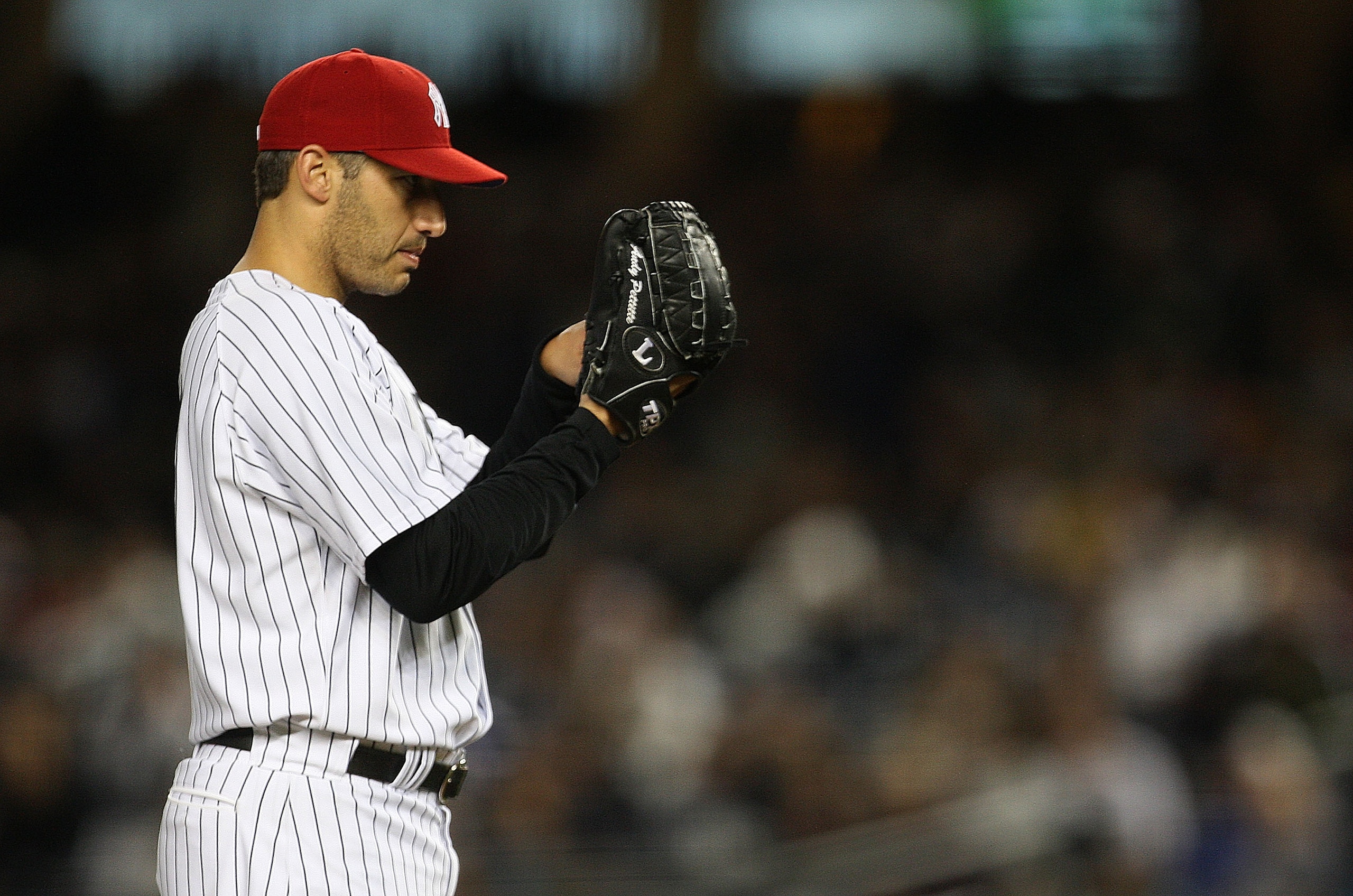 NEW YORK - SEPTEMBER 11: Pitcher Andy Pettite #46 of the New York Yankees pitches during a game against the Baltimore Orioles at Yankee Stadium on September 11, 2009 in the Bronx borough of New York City. (Photo by Mike Ehrmann/Getty Images) NEW YORK - SEPTEMBER 11: Pitcher Andy Pettite #46 of the New York Yankees pitches during a game against the Baltimore Orioles at Yankee Stadium on September 11, 2009 in the Bronx borough of New York City. (Photo by Mike Ehrmann/Getty Images)