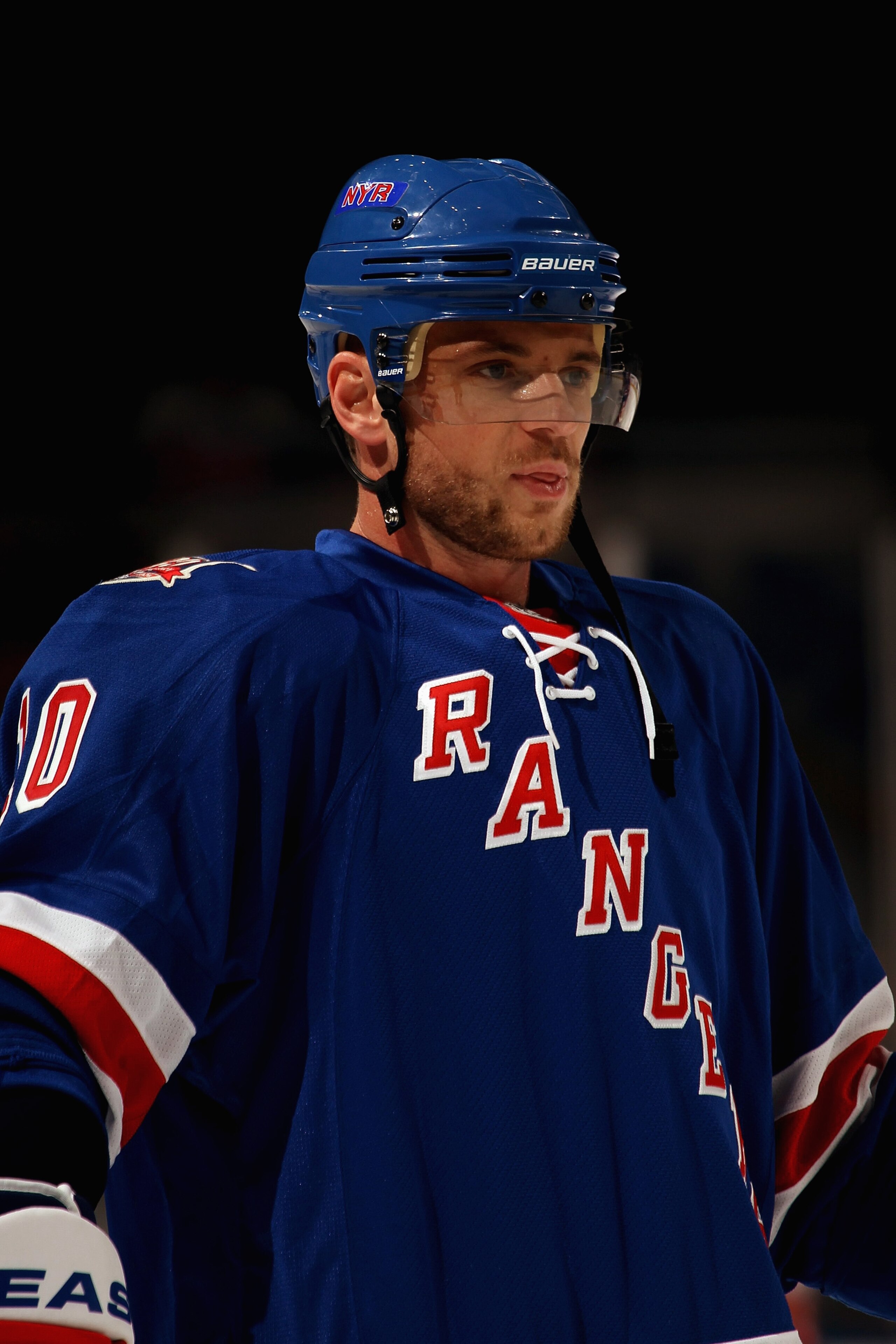 UNIONDALE, NY - OCTOBER 11:  Marian Gaborik #10 of the New York Rangers skates against the New York Islanders at the Nassau Coliseum on October 11, 2010 in Uniondale, New York.  The Islanders won 6-4.  (Photo by Bruce Bennett/Getty Images)