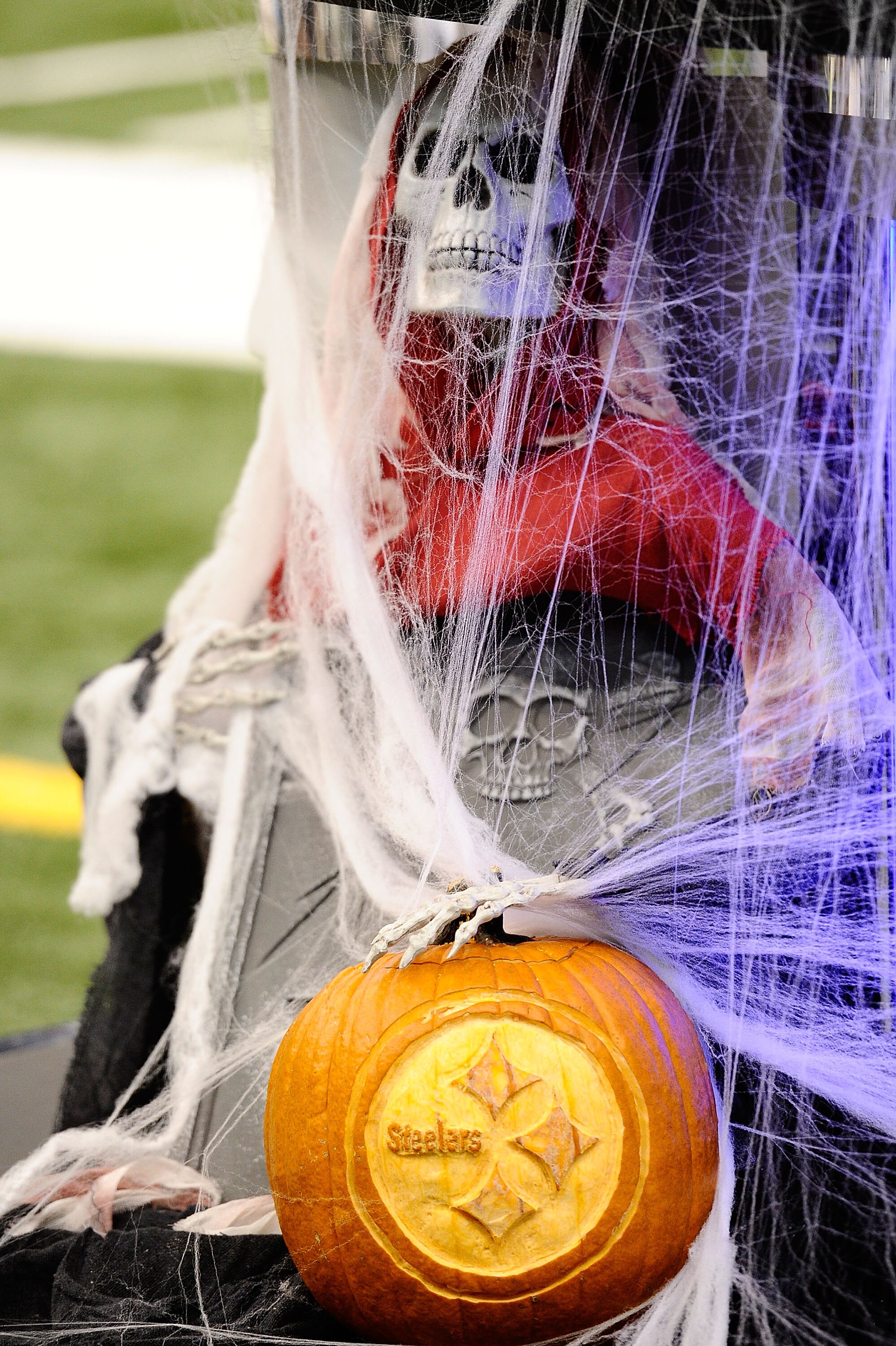 NEW ORLEANS - OCTOBER 31:  Halloween decorations are seen prior to the Pittsburgh Steelers versus the New Orleans Saints at Louisiana Superdome on October 31, 2010 in New Orleans, Louisiana.  (Photo by Karl Walter/Getty Images)