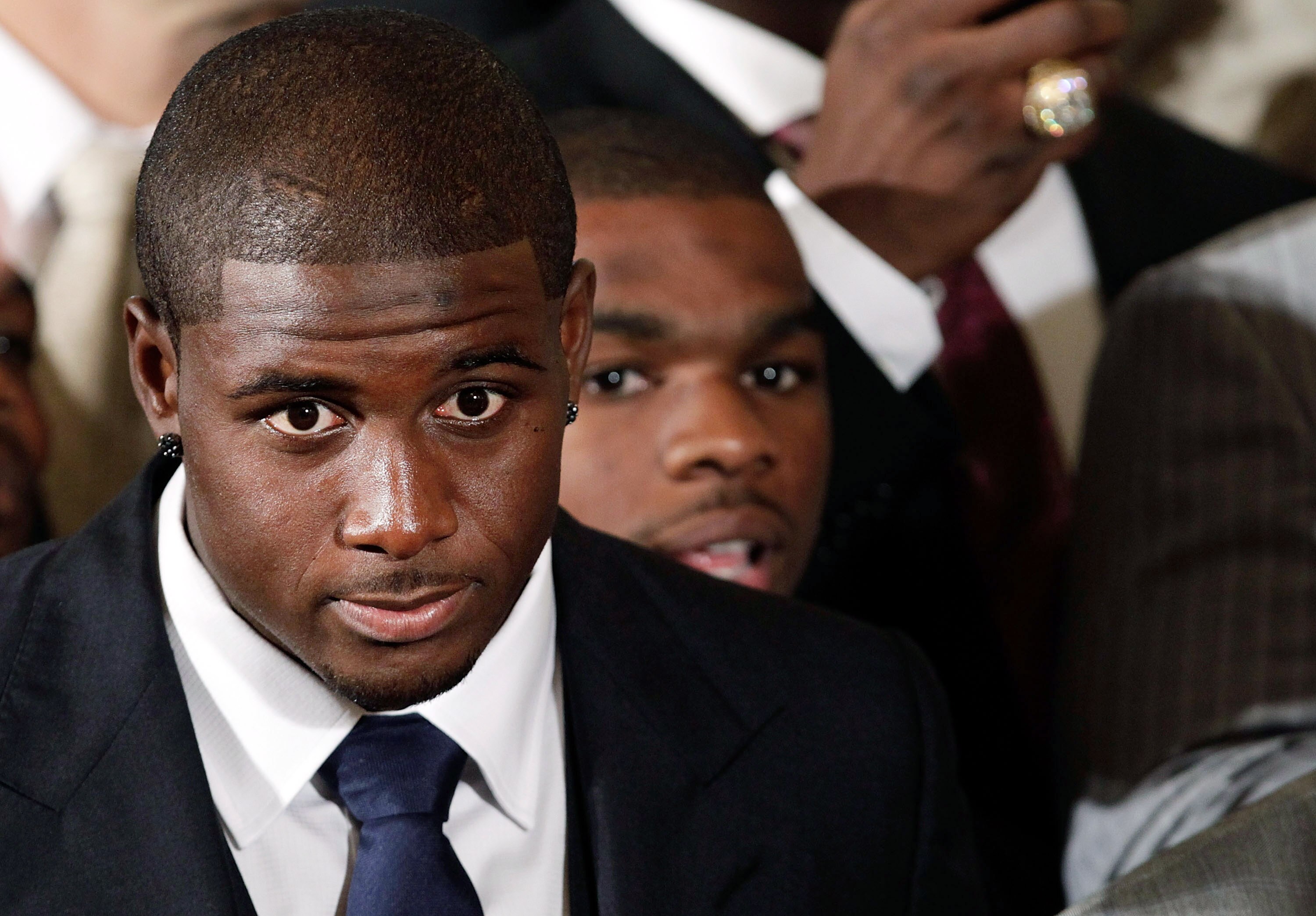WASHINGTON - AUGUST 09:  New Orleans Saints running back Reggie Bush participates in a reception for the 2010 National Football League Super Bowl champions at the White House August 9, 2010 in Washington, DC. The Saints, lead by head coach  Sean Payton, f