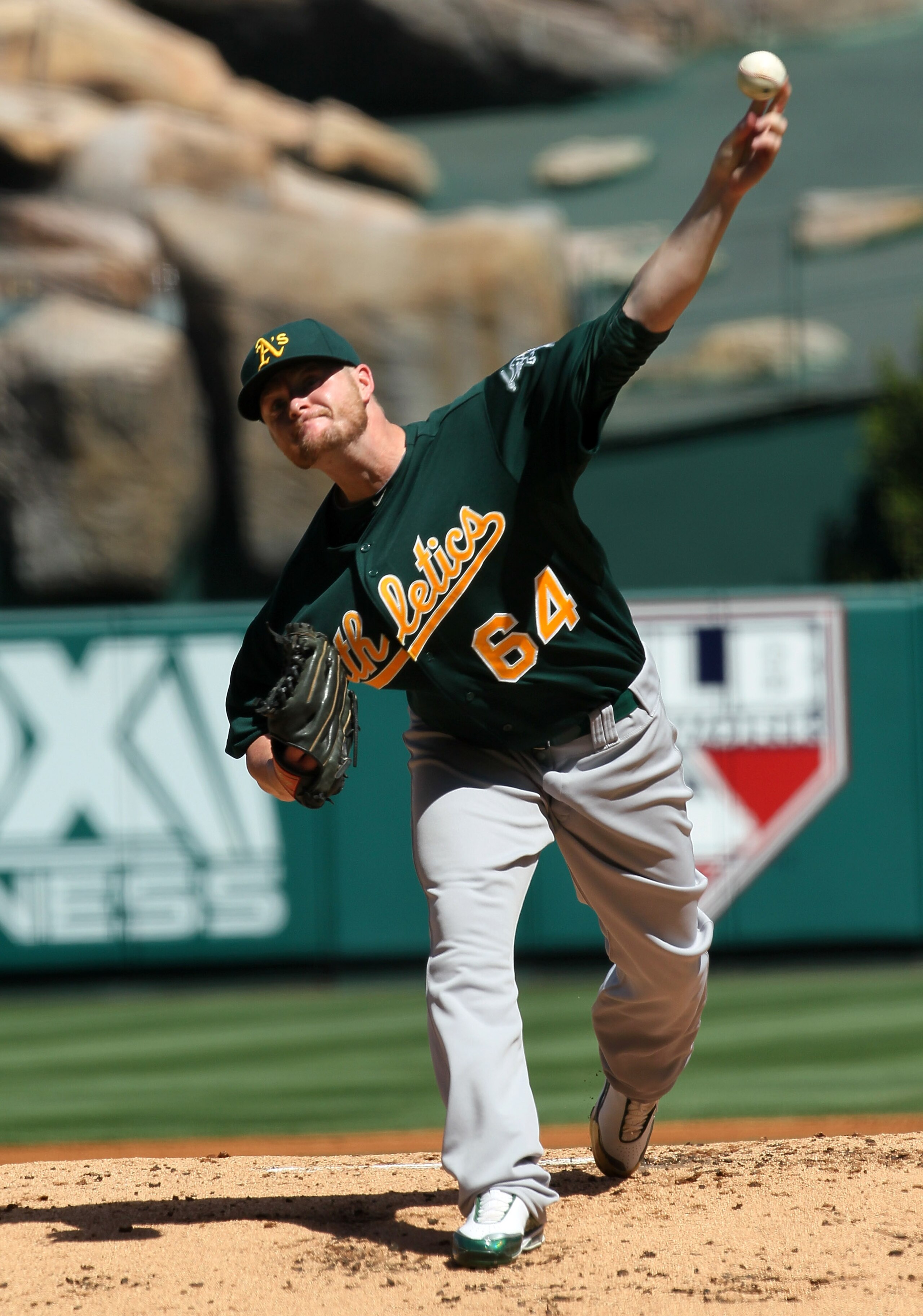 ANAHEIM, CA - SEPTEMBER 29: Bobby Cramer #64 of the Oakland Athletics throws a pitch against the Los Angeles Angels of Anaheim on September 29, 2010 at Angel Stadium in Anaheim, California. (Photo by Stephen Dunn/Getty Images) ANAHEIM, CA - SEPTEMBER 29: Bobby Cramer #64 of the Oakland Athletics throws a pitch against the Los Angeles Angels of Anaheim on September 29, 2010 at Angel Stadium in Anaheim, California. (Photo by Stephen Dunn/Getty Images)